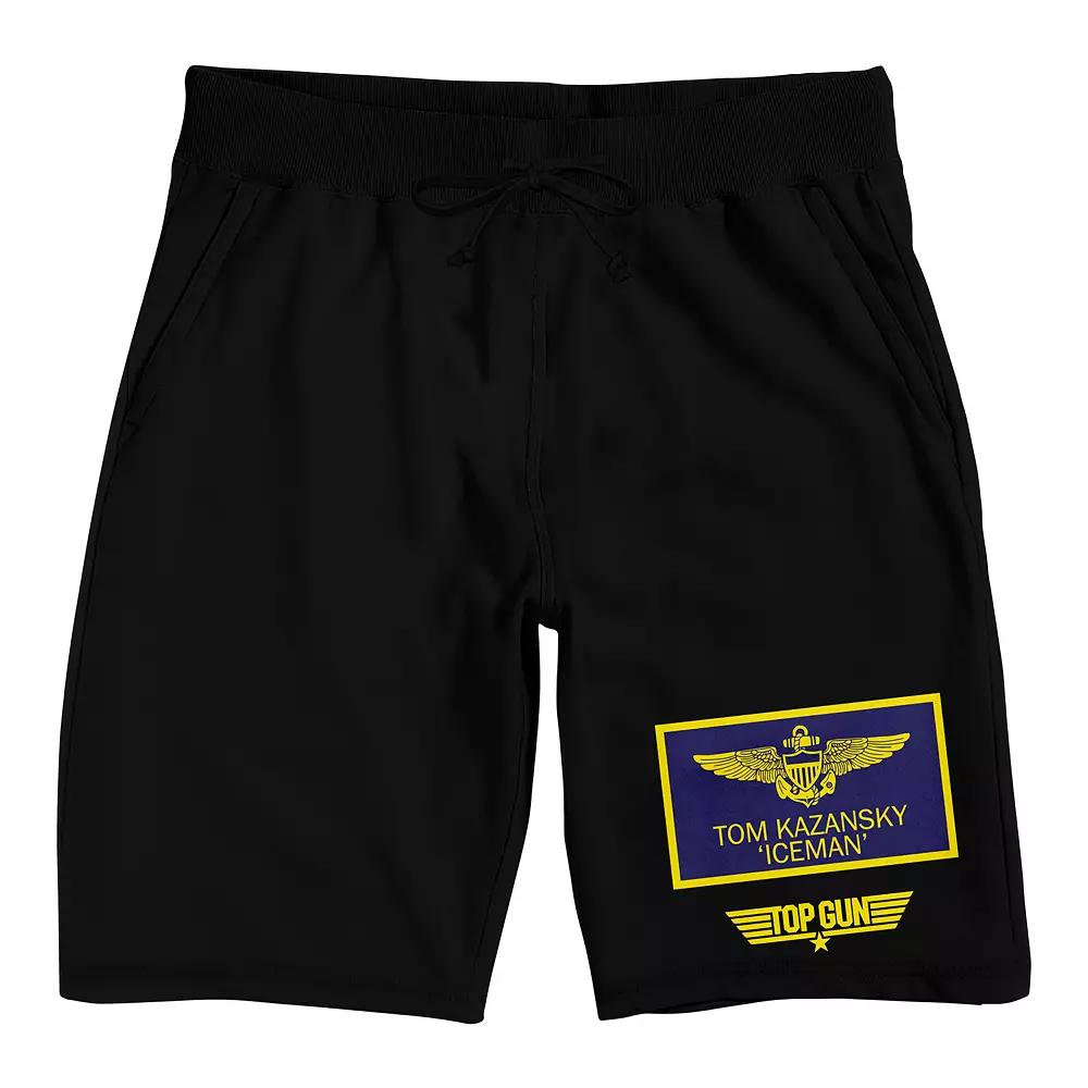 Men's Top Gun Pilot Patch Pajama Shorts,  Product Image