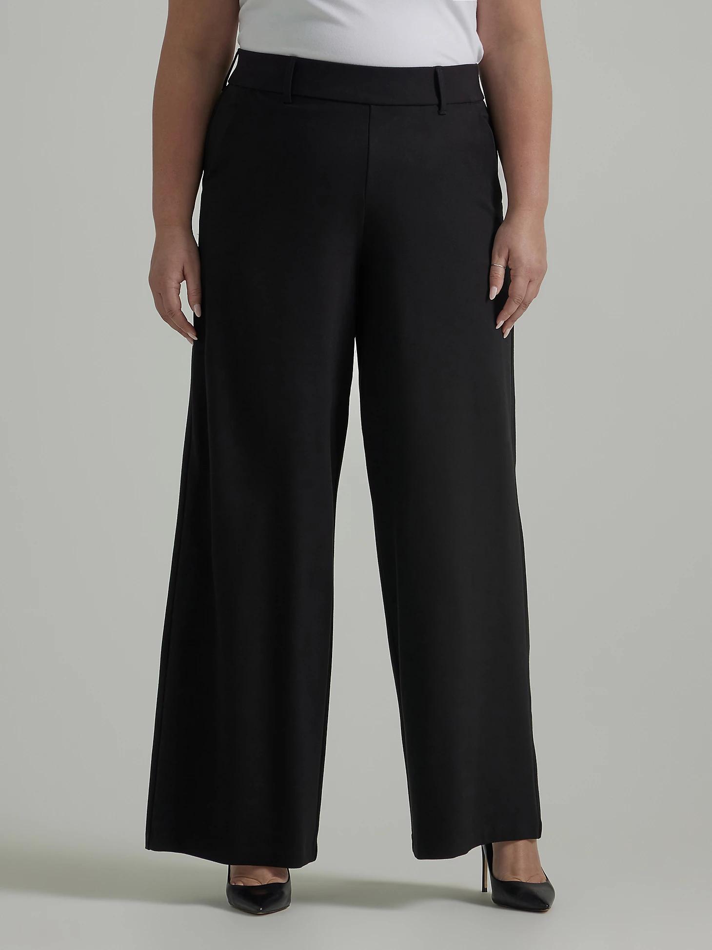 Women's Ultra Lux Comfort Any Wear Wide Leg Pant (Plus) | Women's Pants | Lee® Product Image