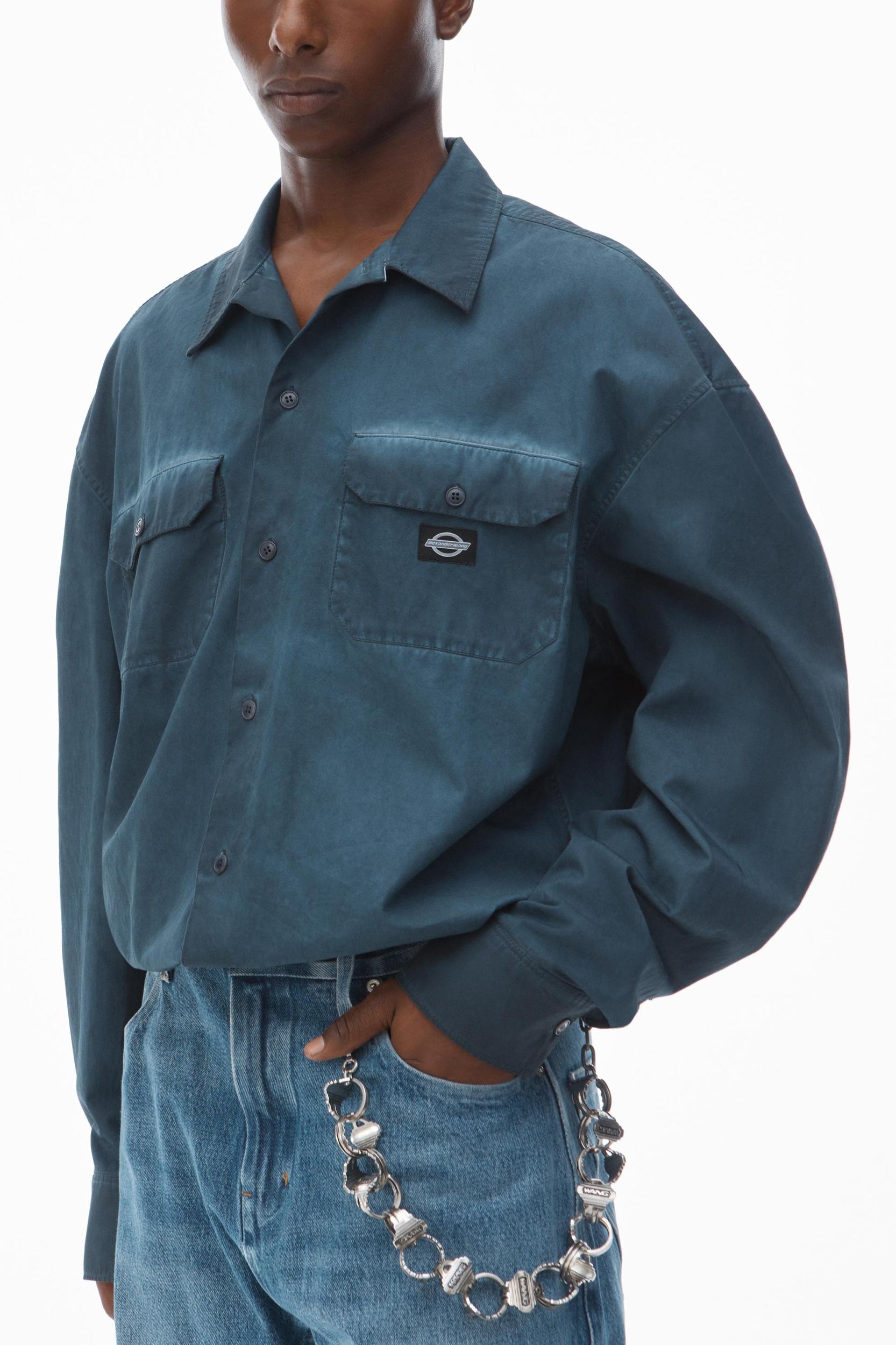 Oversized Workwear Shirt In Cotton Product Image