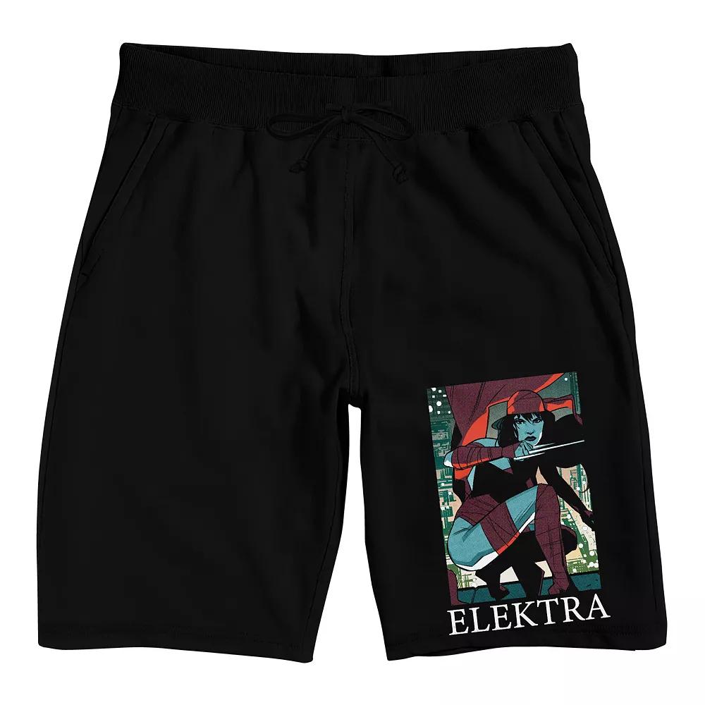 Mens Elektra Marvel Pajama Shorts Product Image