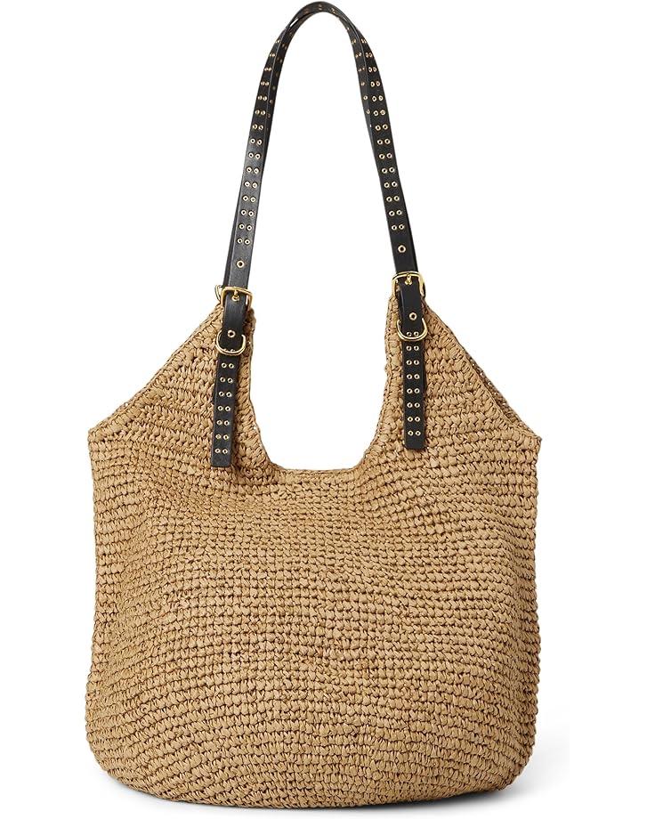 Straw Leather Sun Stud Shoulder Product Image