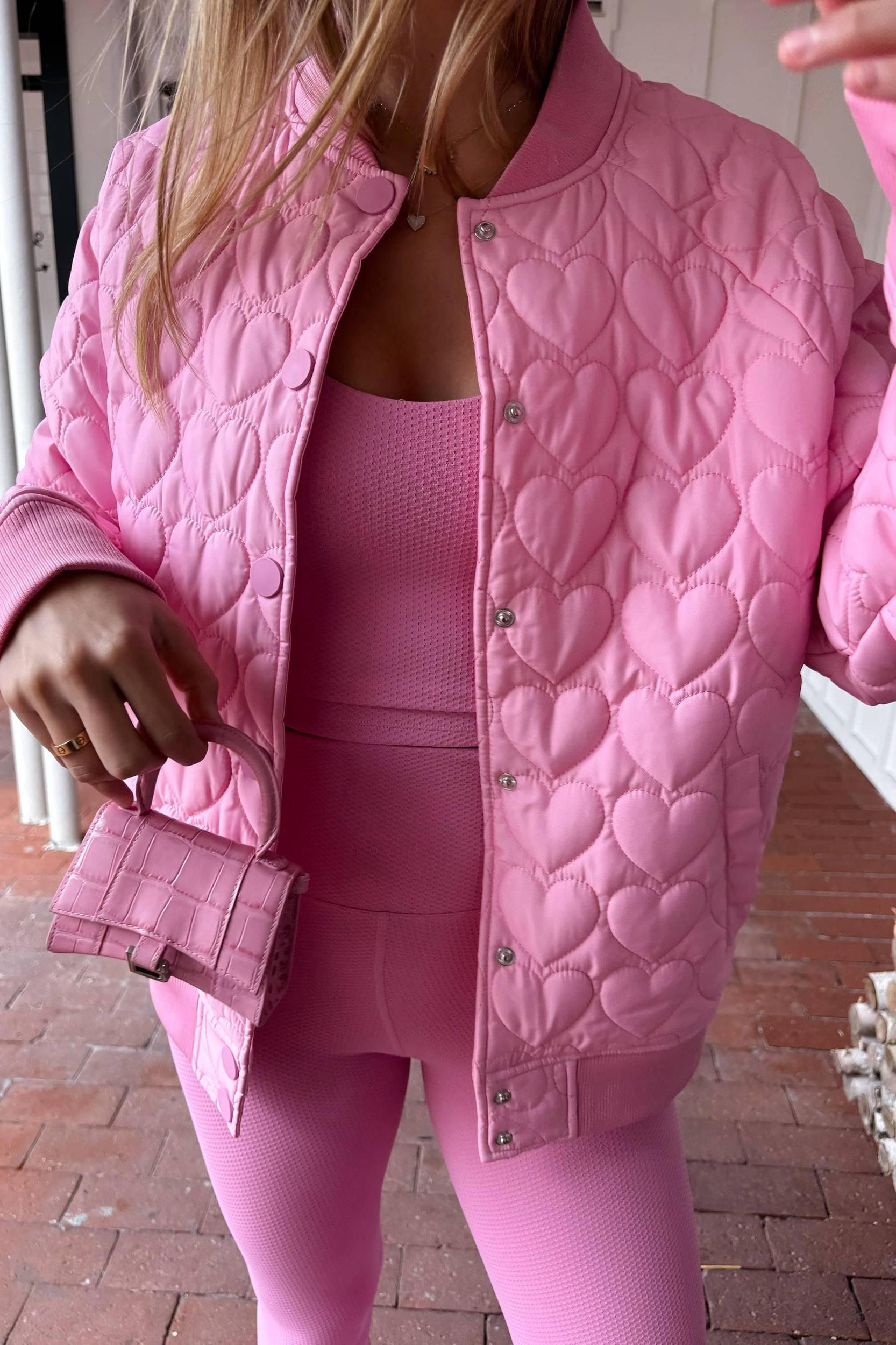 Flight Jacket Prism Pink Heart Product Image