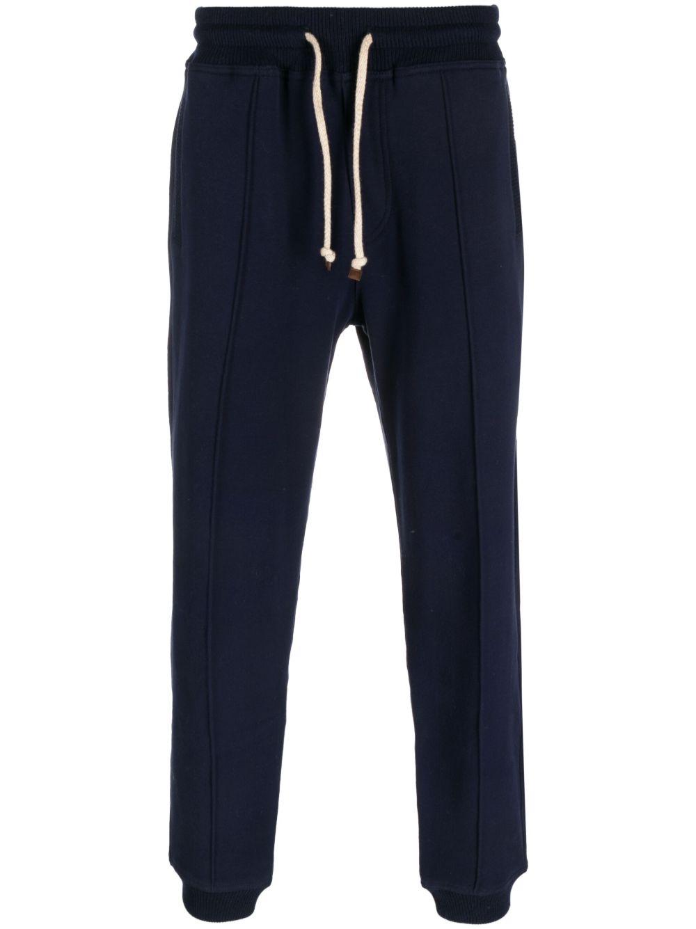drawstring cotton track pants Product Image