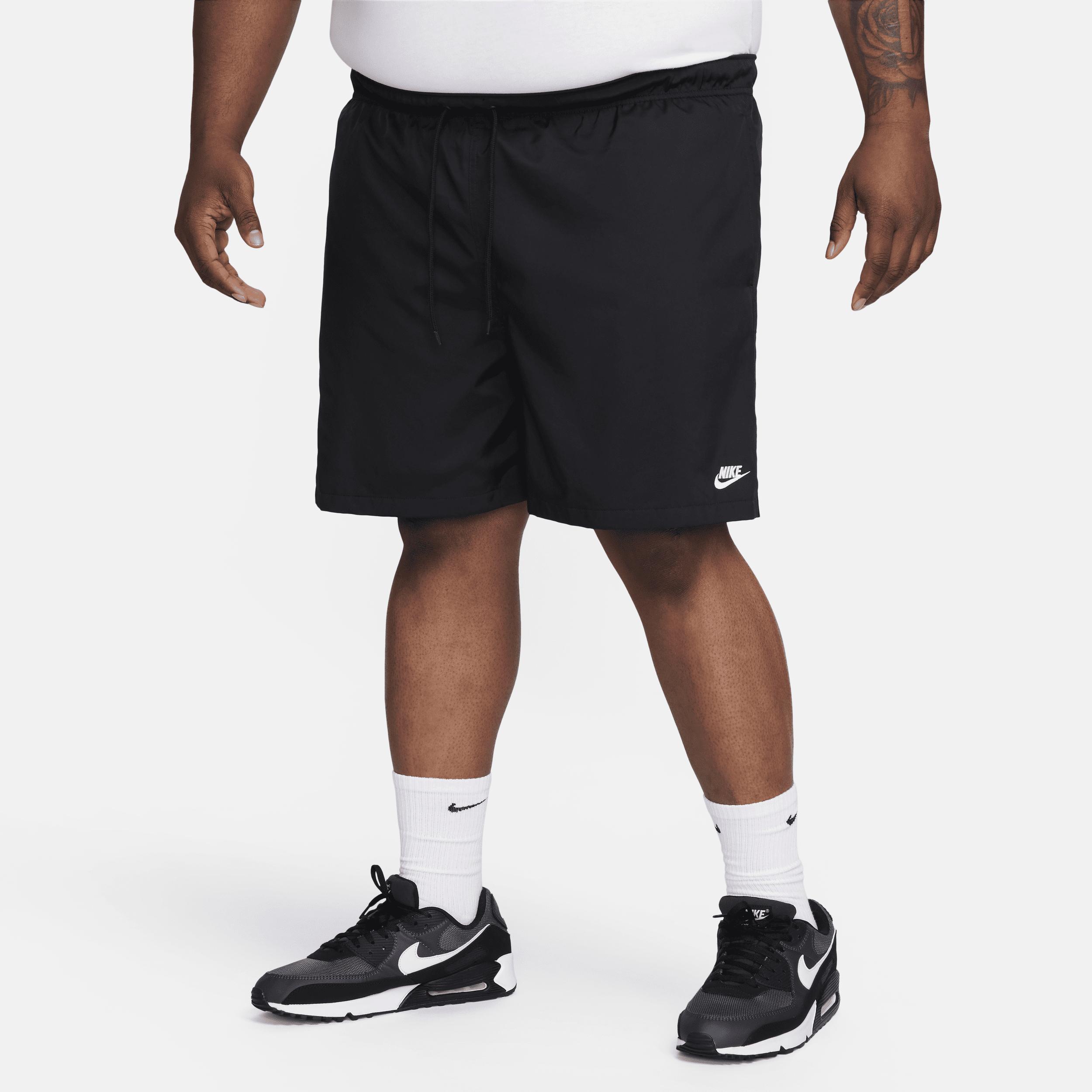 Nike Mens Nike Club Flow Shorts - Mens Black/White Product Image