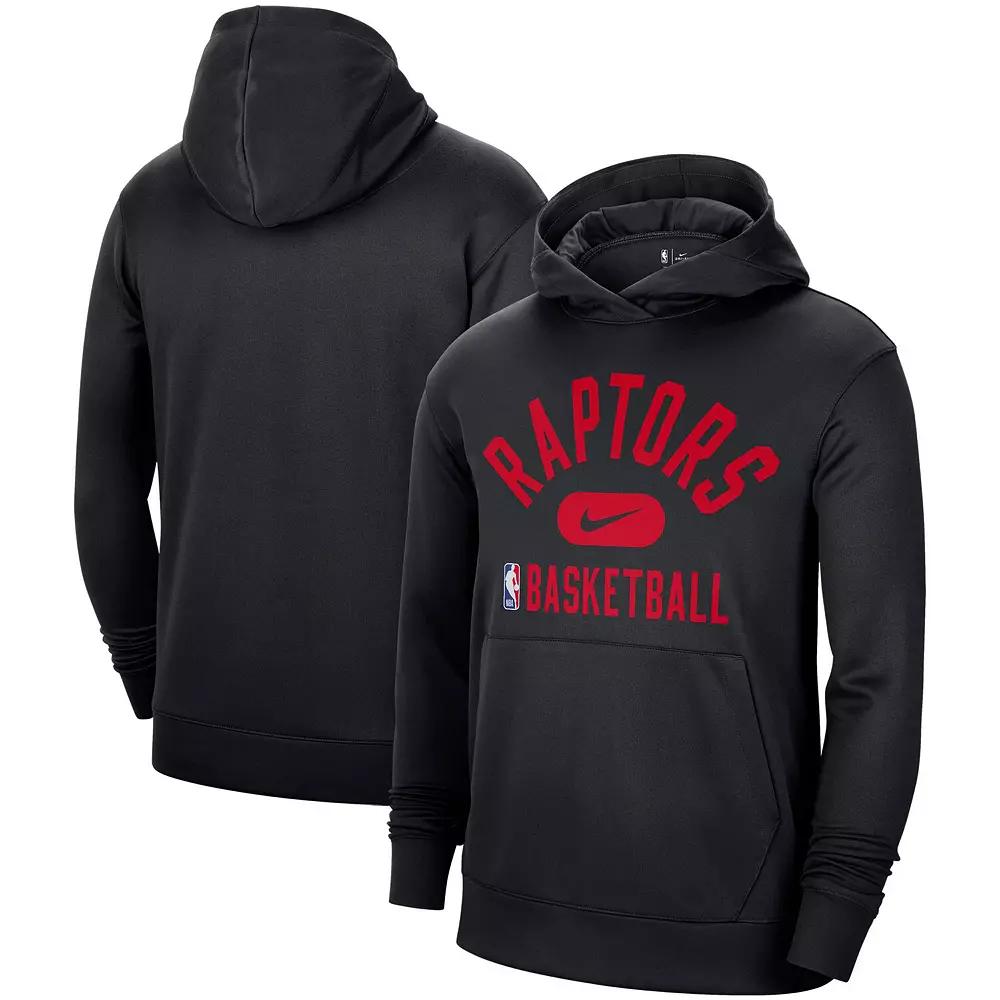 Men's Nike Black Toronto Raptors 2021-2022 Spotlight On Court Performance Practice Pullover Hoodie, Size: 2XL, Rpt Black Product Image