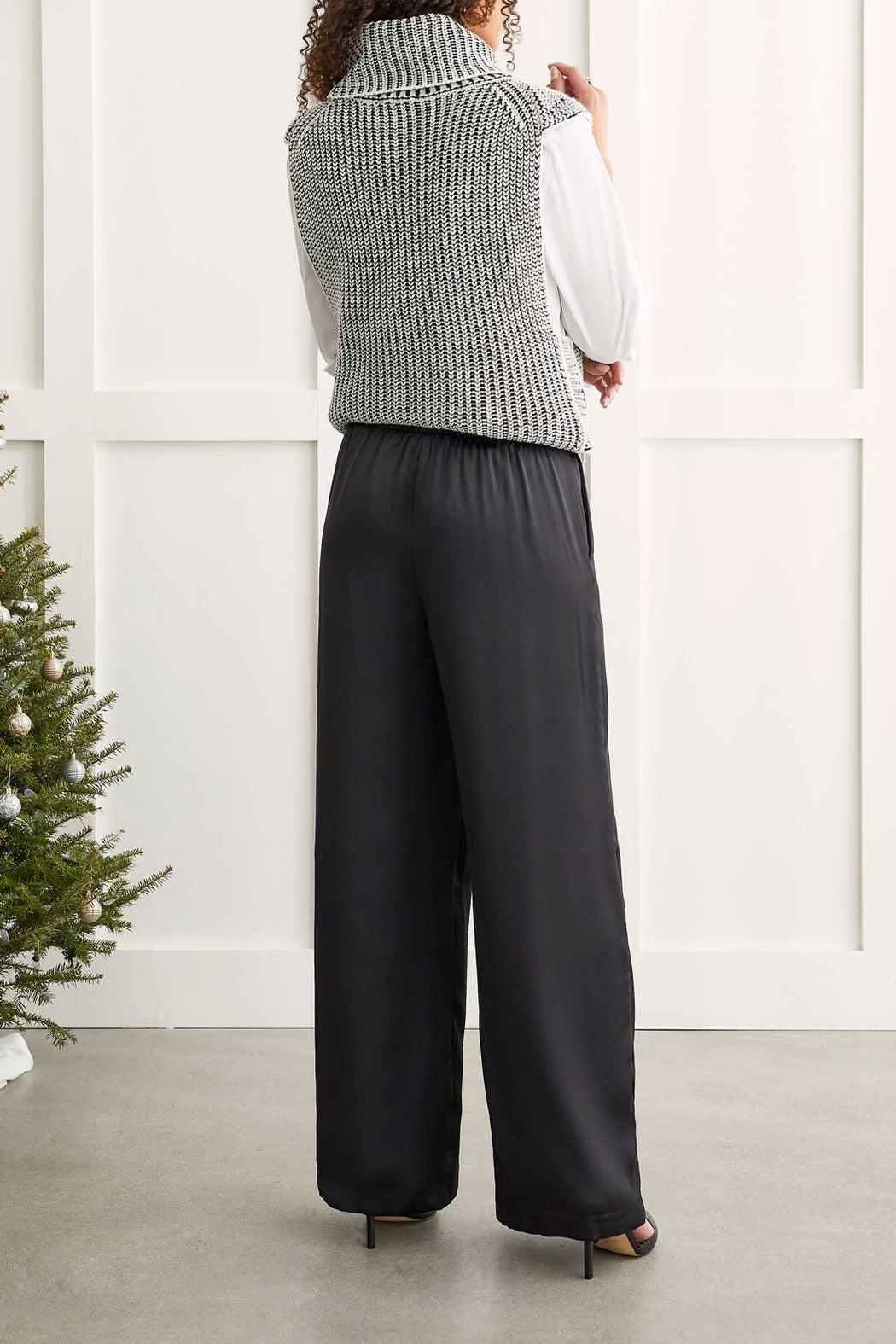 Black Satin Pant Product Image