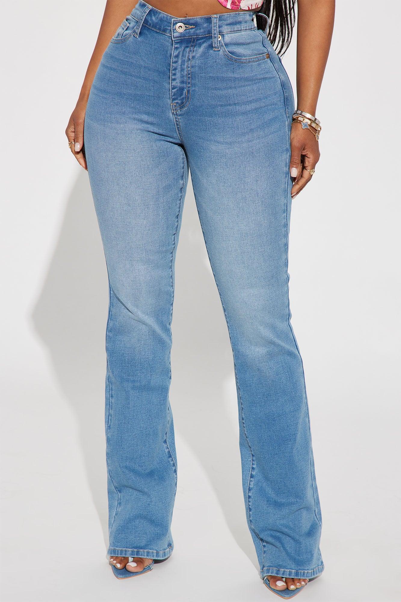 Houston Curvy Stretch Bootcut Jean - Medium Wash Product Image