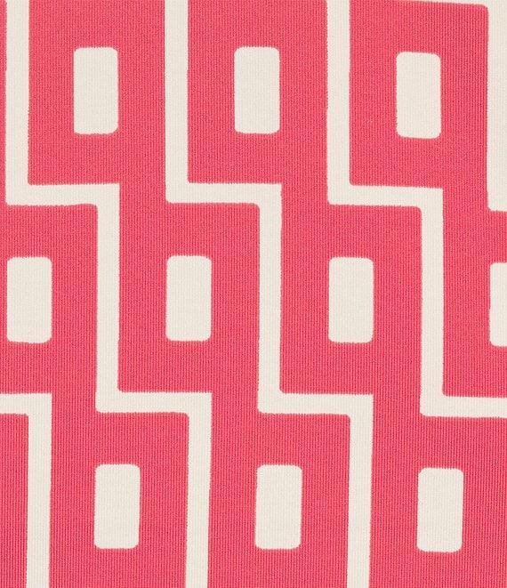 J.McLaughlin Catalyst Catalina Cloth Printed Round Neck 3/4 Sleeve Sheath Dress Product Image