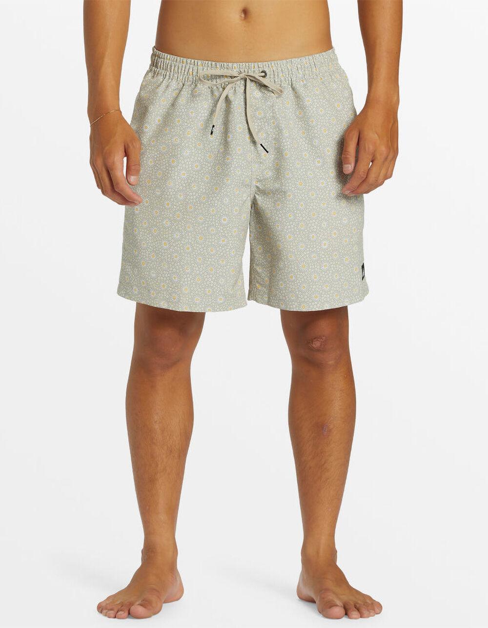 QUIKSILVER Remade Mix Volley Mens 17" Swim Shorts - TAN Product Image