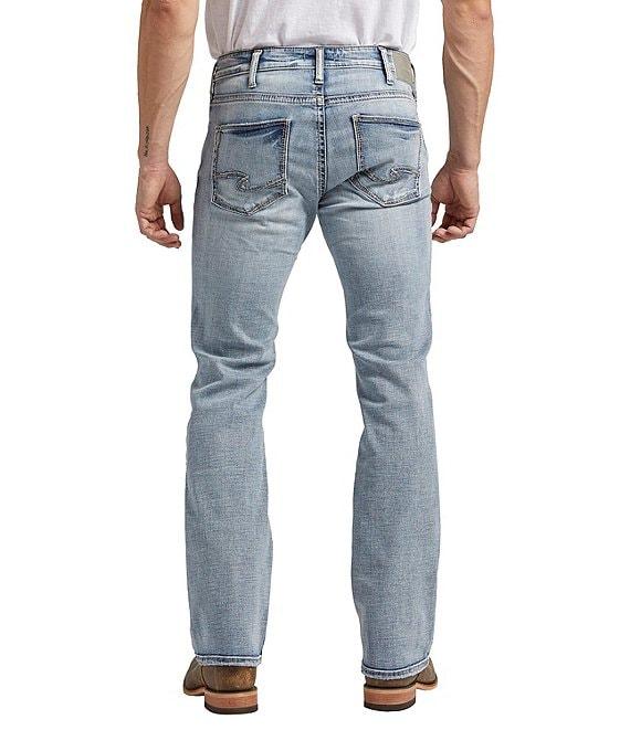 Silver Jeans Co. Jace Slim Fit Bootcut Leg MAX FLEX Light Wash Jeans Product Image