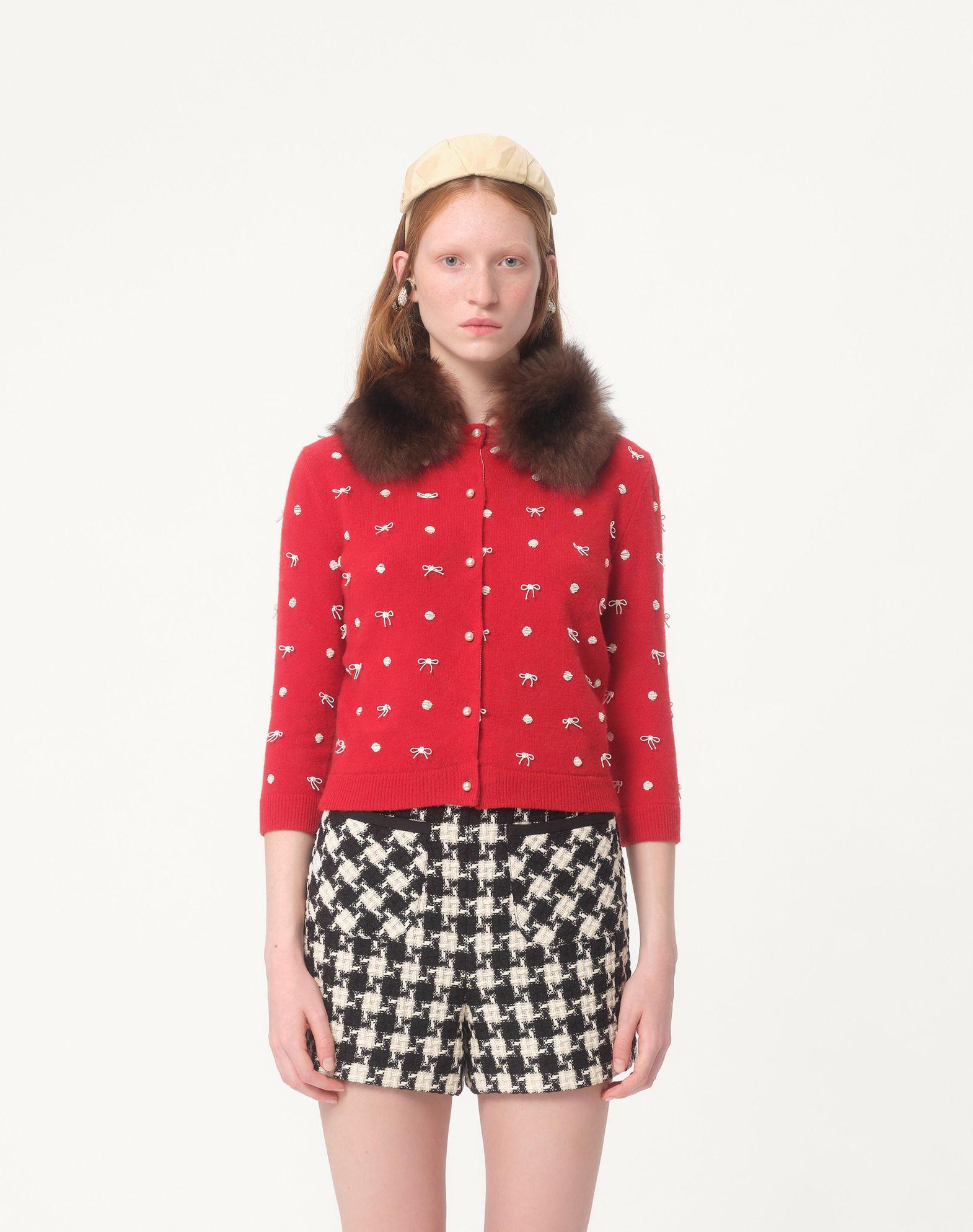 Embroidered Cardigan Product Image