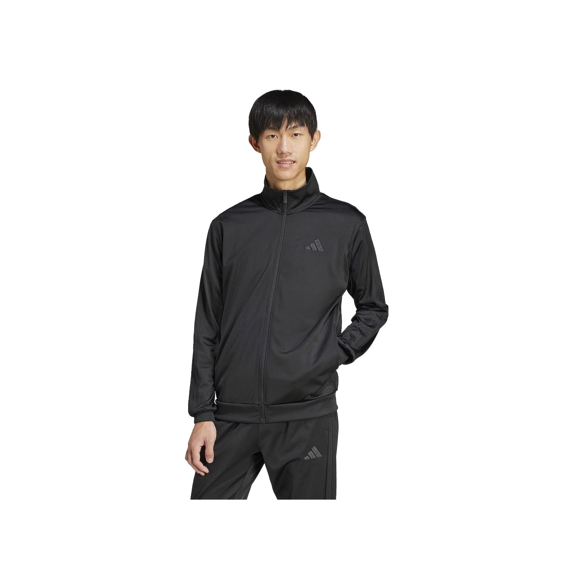 Men's adidas 3-Stripes Tricot Regular Sportswear Track Jacket,  Product Image