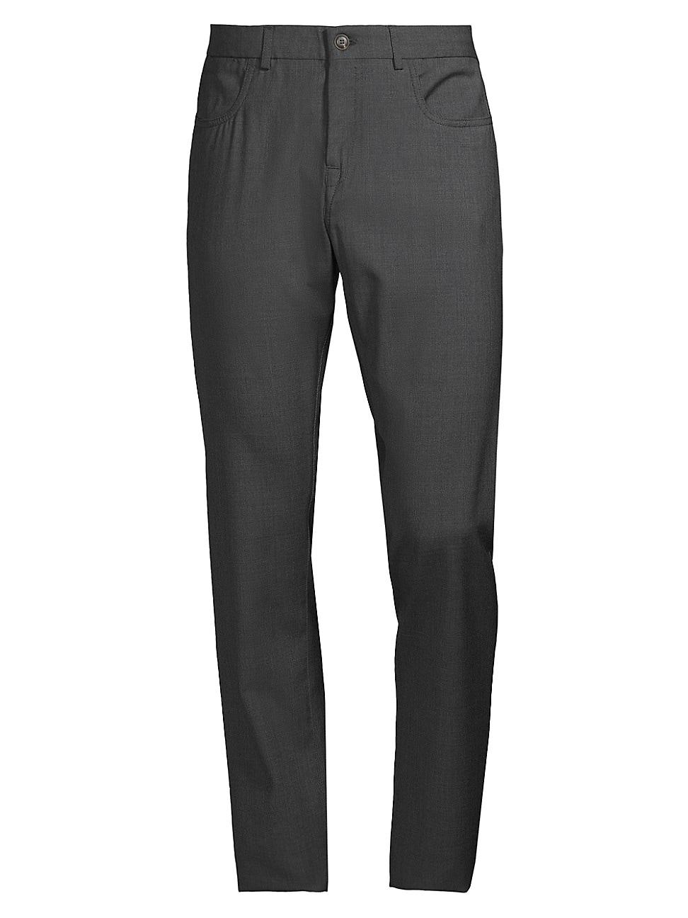 Mens Impeccable Wool Trousers Product Image