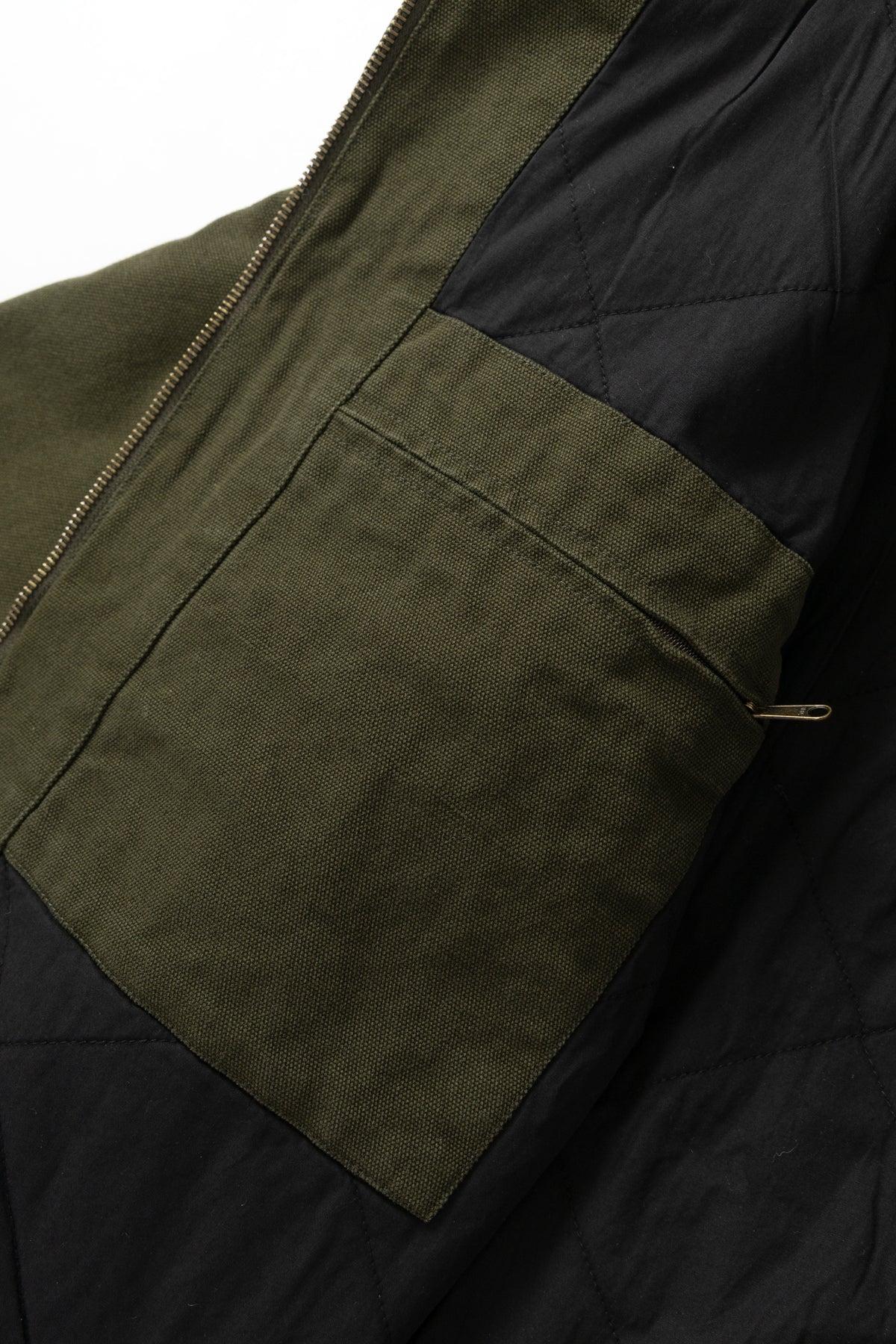 Okonkwo MFG - Canvas Hooded Jacket - Olive Product Image