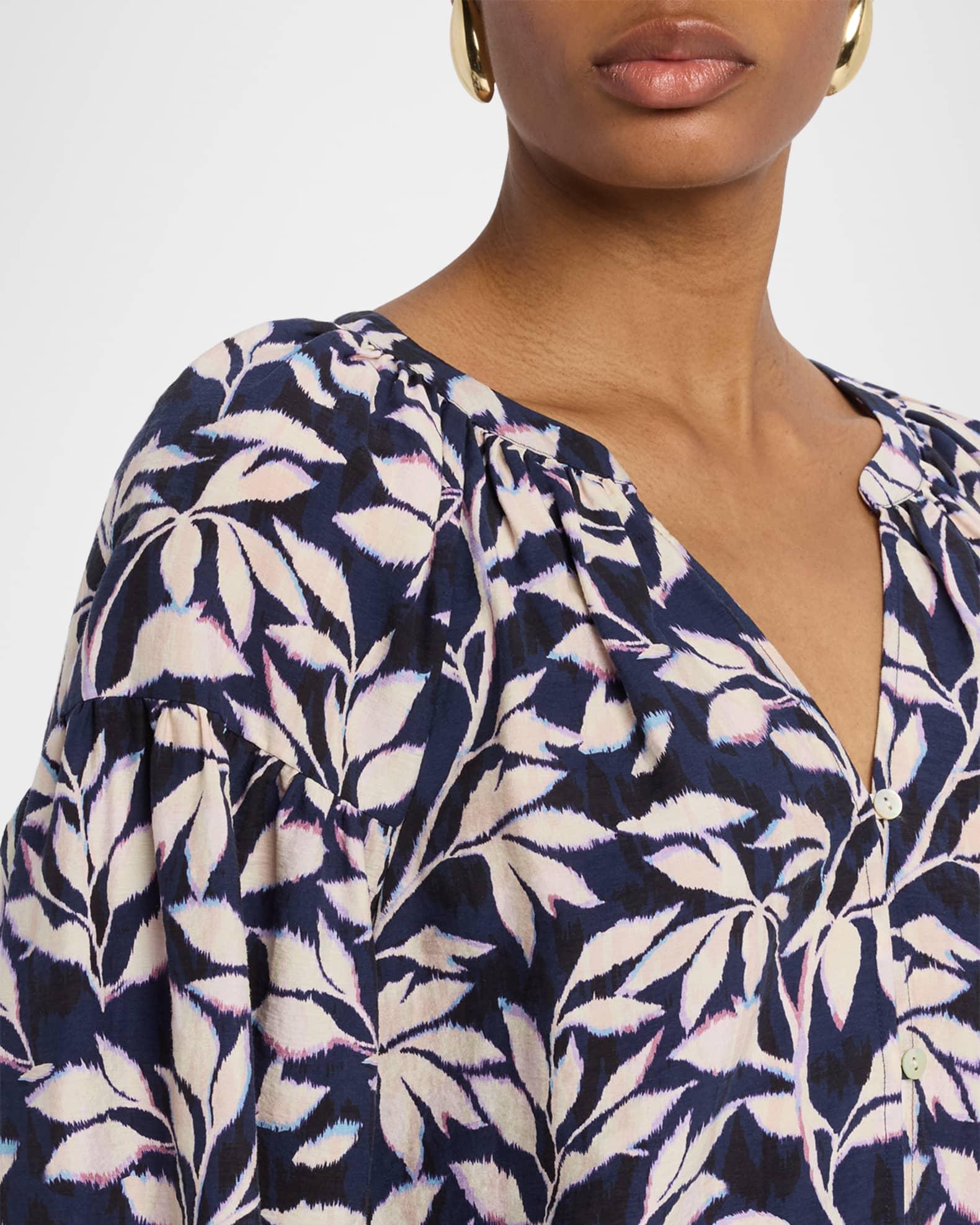 Vasia Button-Front Blouse Product Image