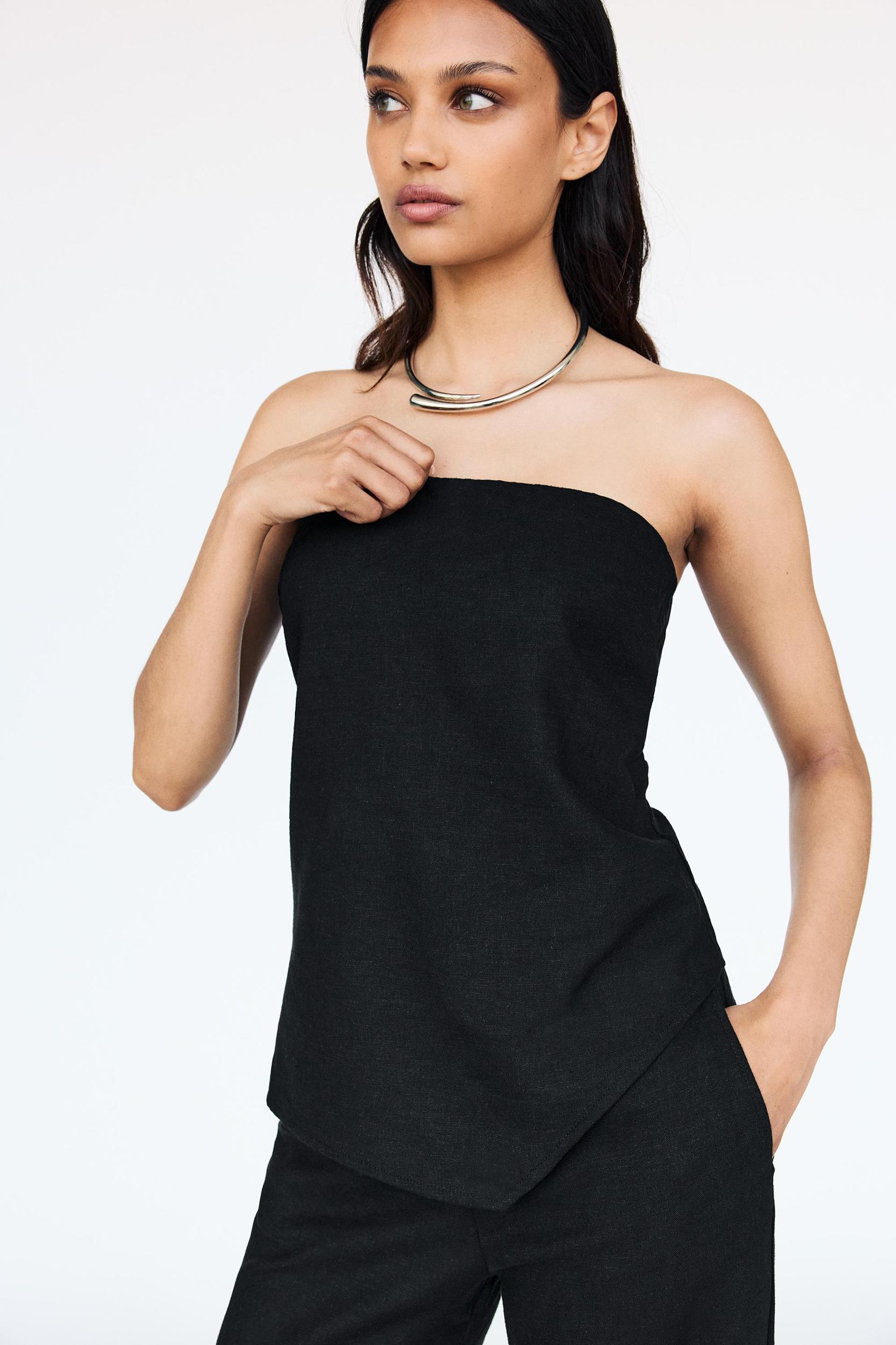 Asymmetric bandeau top Product Image