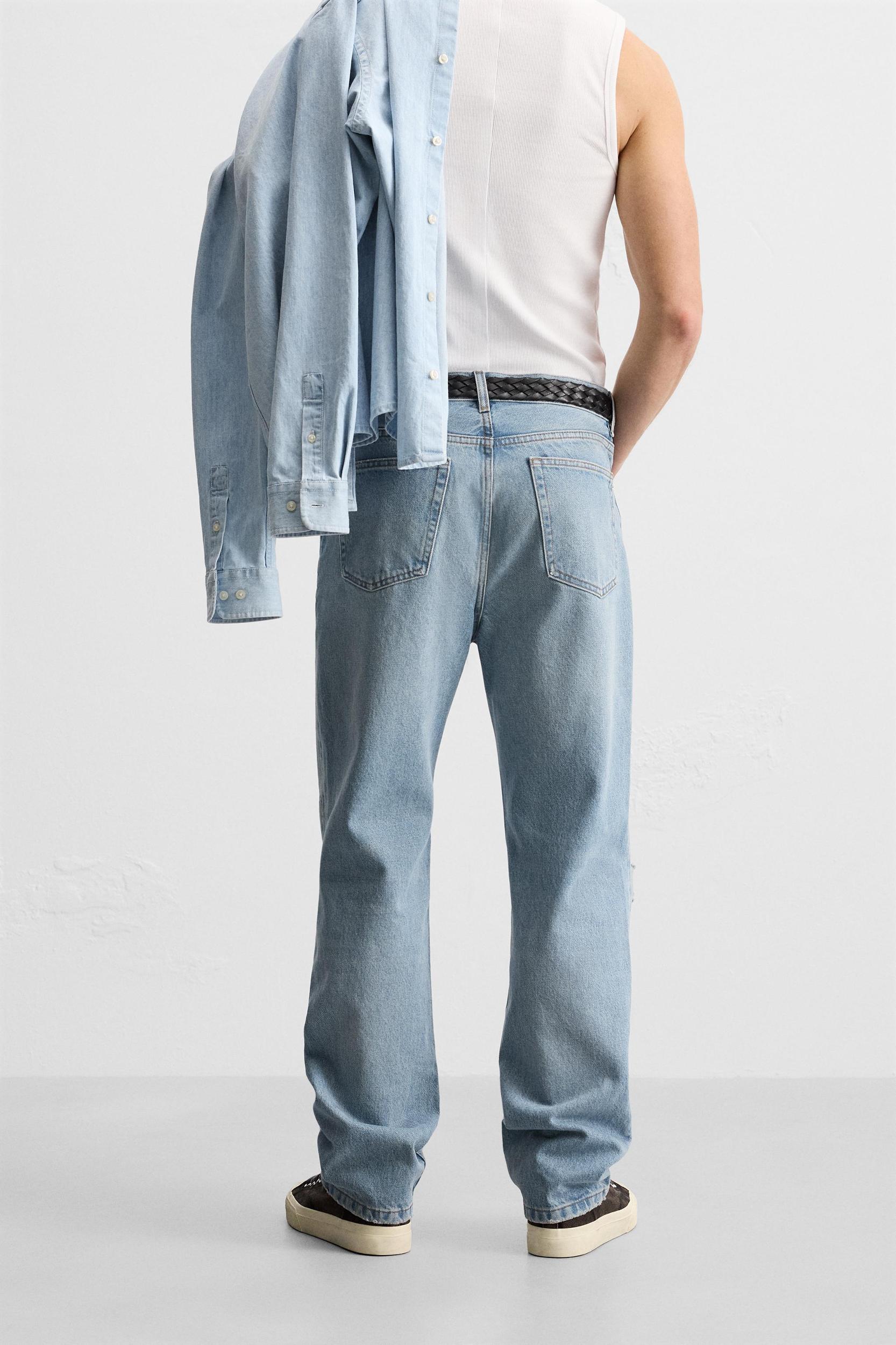 PAINT SPLATTER STRAIGHT FIT JEANS Product Image