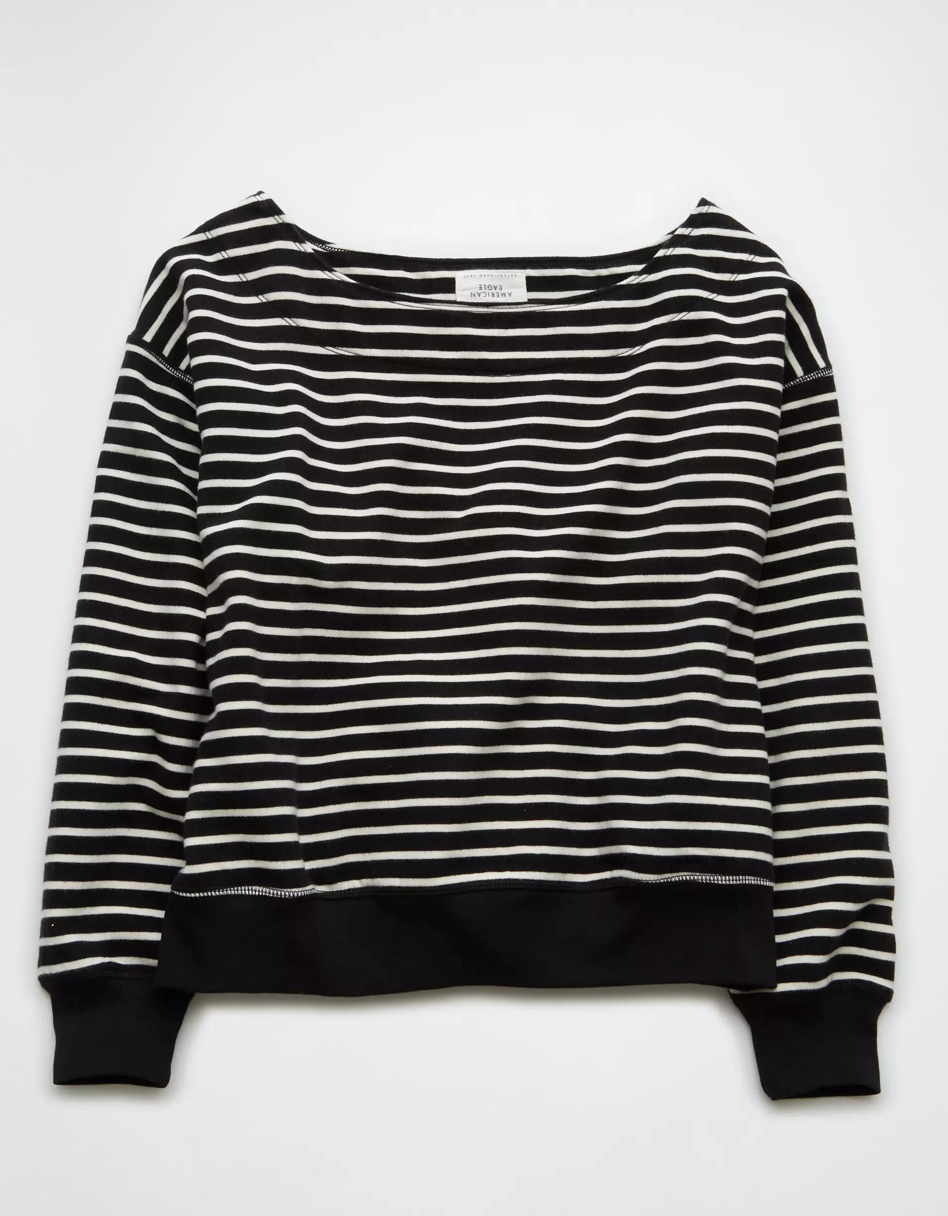 AE Off The Shoulder Sweatshirt Product Image