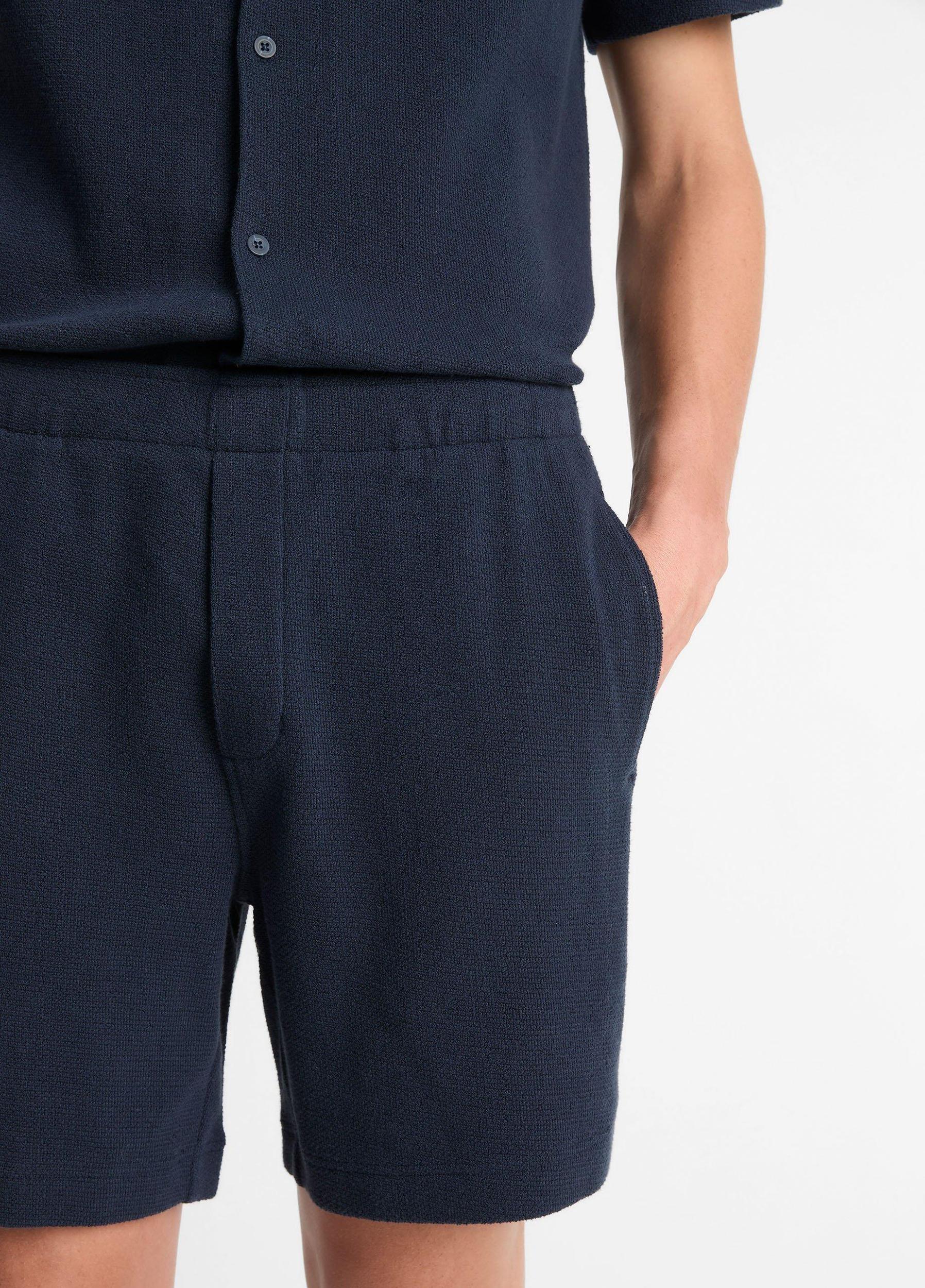 Mens Cotton Boucl Pull-On Short Vince Product Image