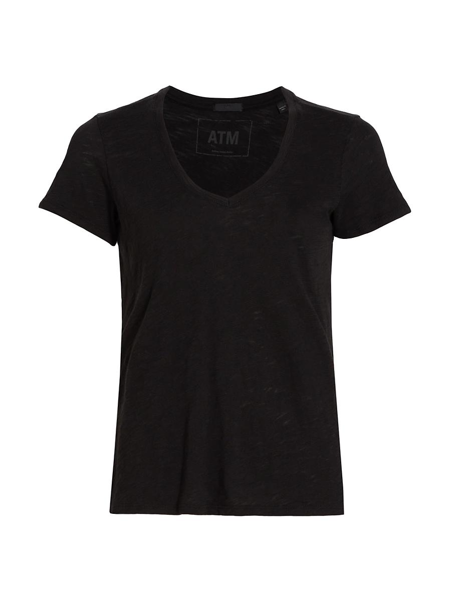Womens Schoolboy V-Neck Tee Product Image
