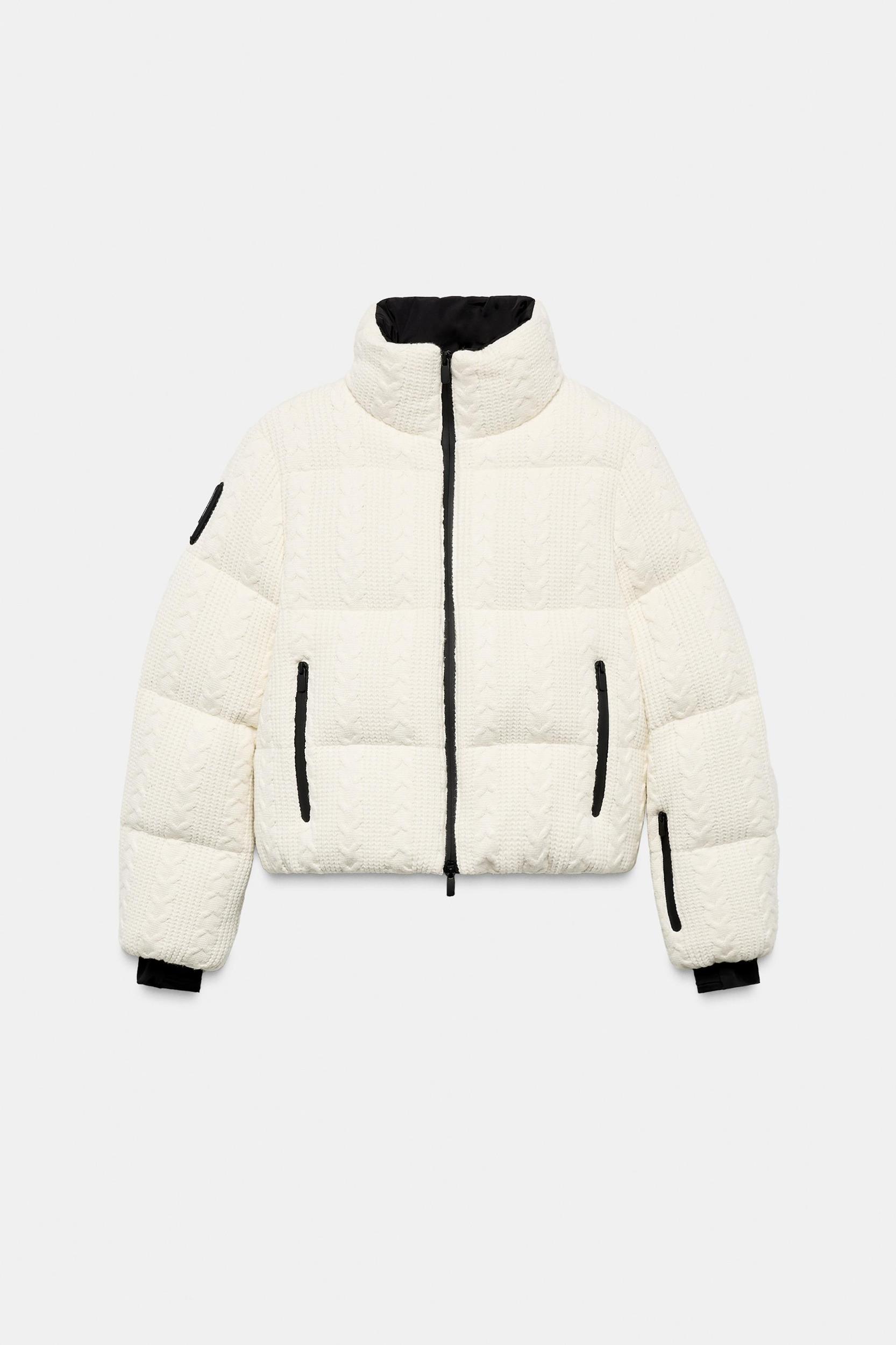 SHEARLING PUFFER JACKET HEIQ XREFLEX™ RECCO® TECHNOLOGY SKI COLLECTION Product Image