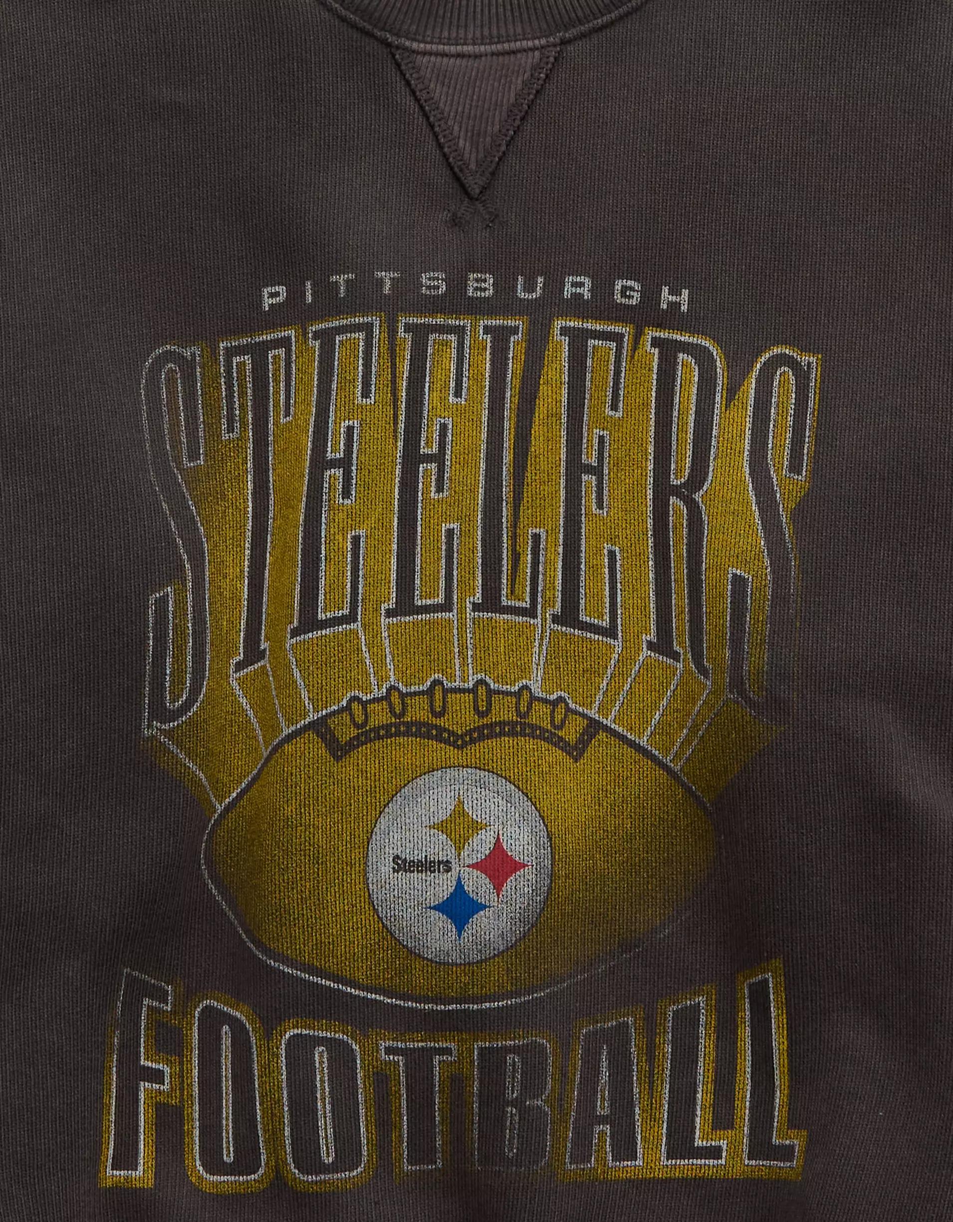 AE NFL Pittsburgh Steelers Crew Neck Sweatshirt Product Image