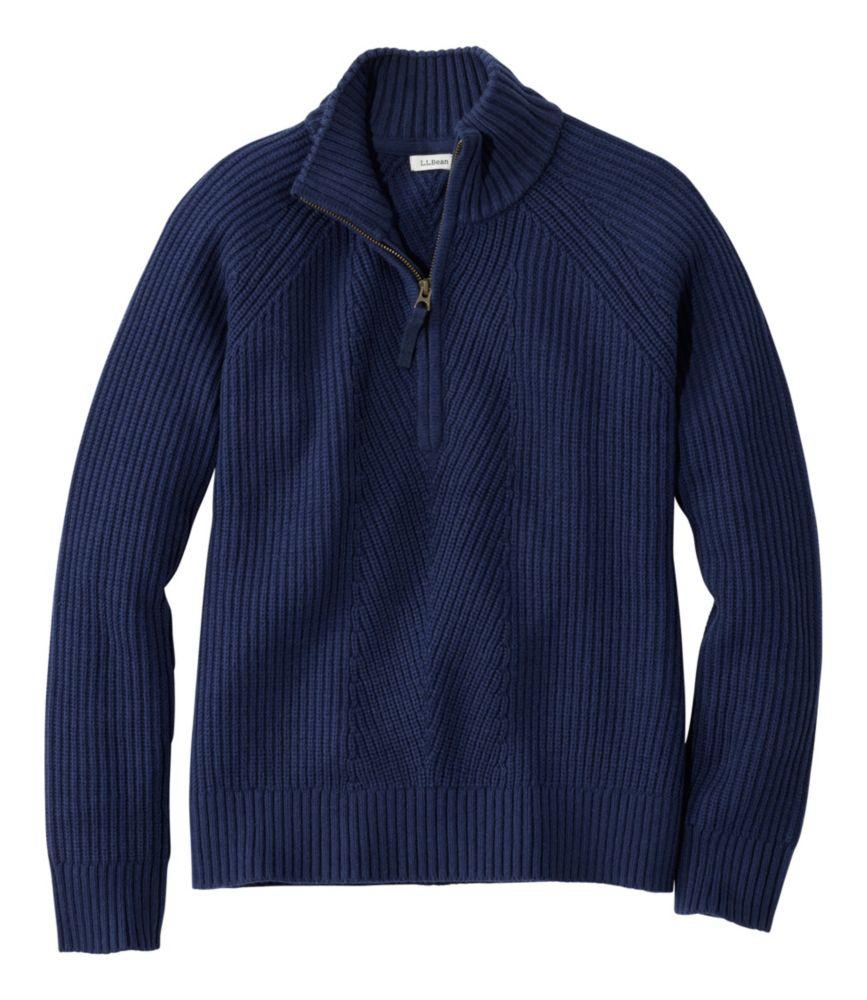 Women's Mariner Shaker Sweater, Quarter-Zip Product Image