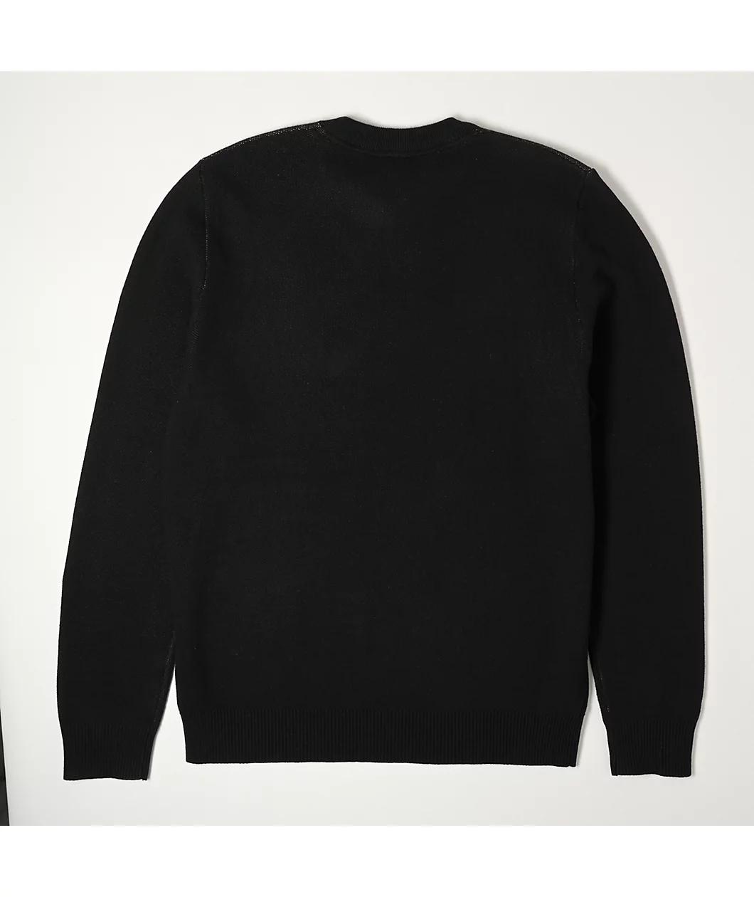 Broken Promises Handout Black Sweater Product Image
