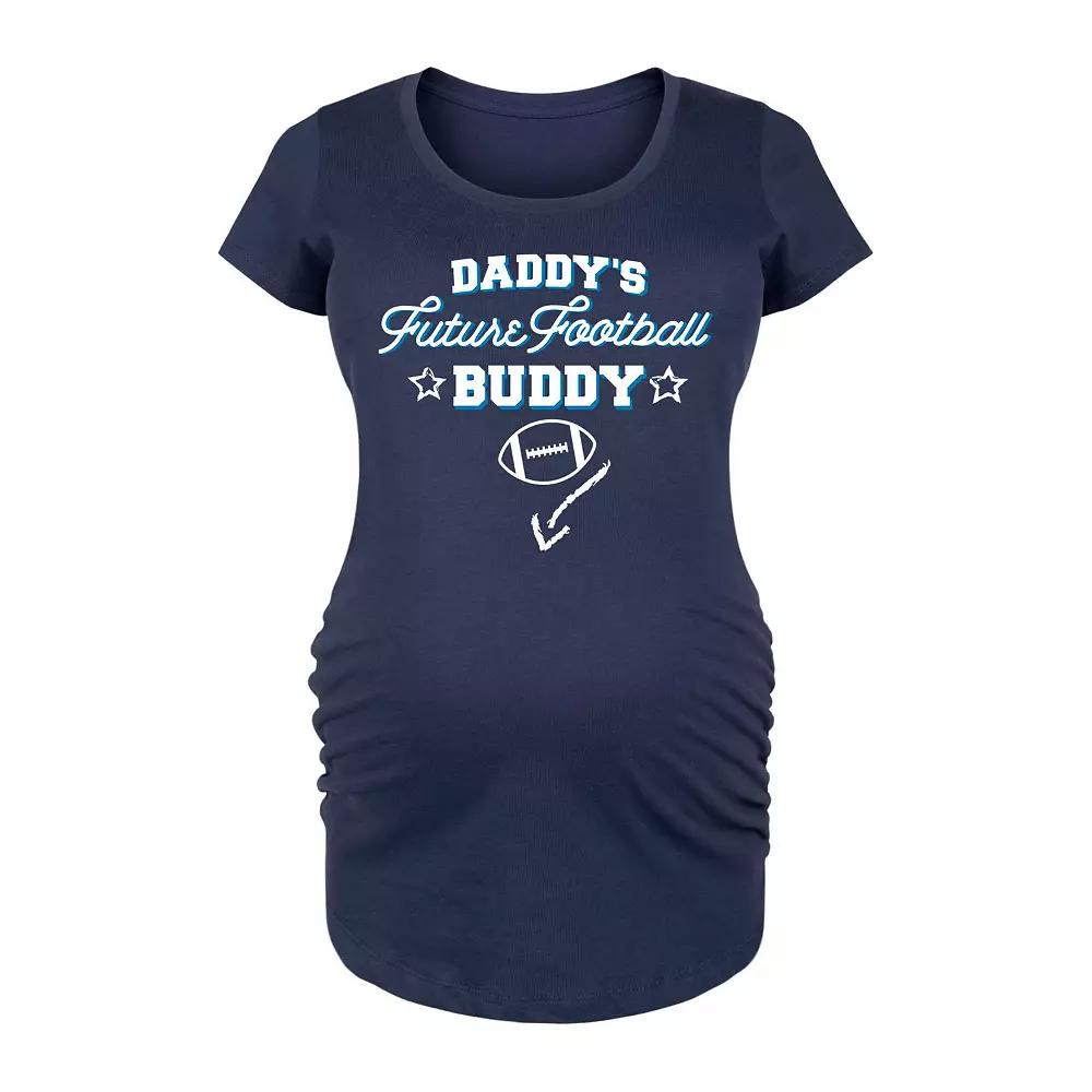 Maternity Daddys Future Football Buddy Graphic Tee, Women's,  Product Image