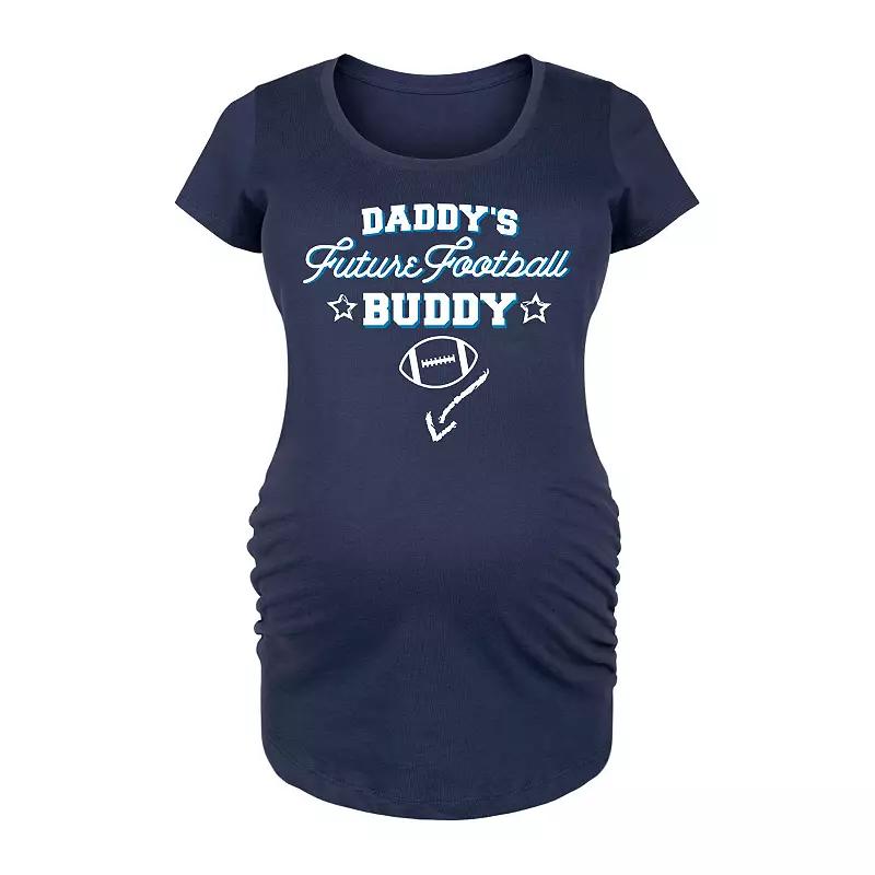 Maternity Daddys Future Football Buddy Graphic Tee, Women's,  Product Image