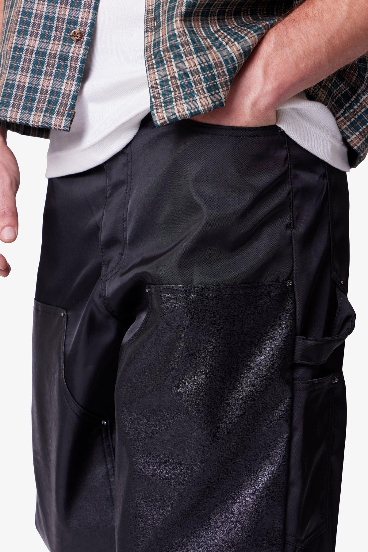Ultra Baggy Nylon Work Pants - Black Product Image