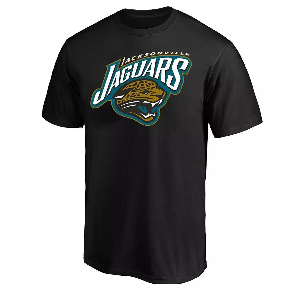 Men's Mitchell & Ness Black Jacksonville Jaguars Classic Crew Neck T-Shirt,  Product Image