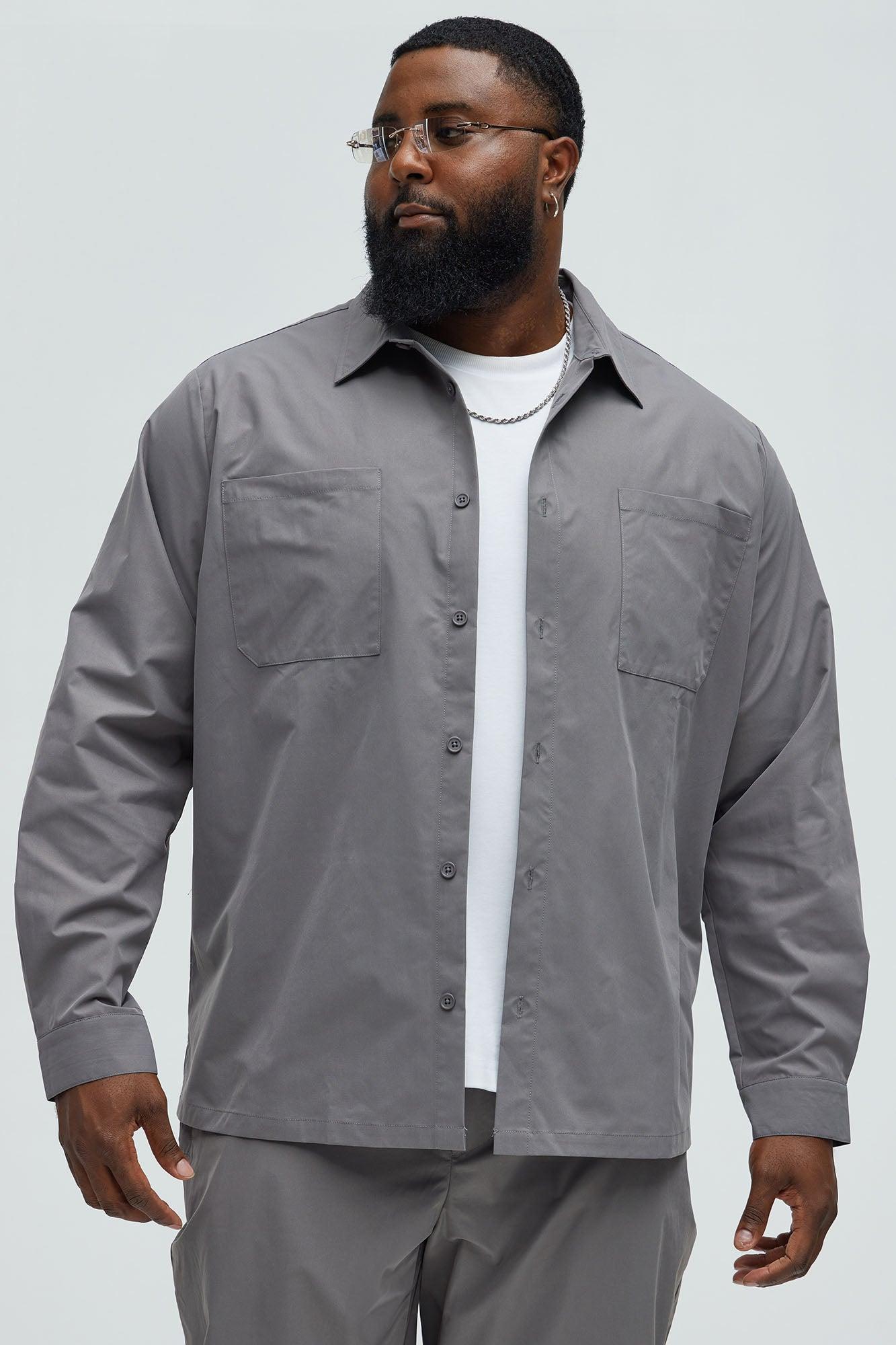 Ansel Tech Shirt - Charcoal Product Image