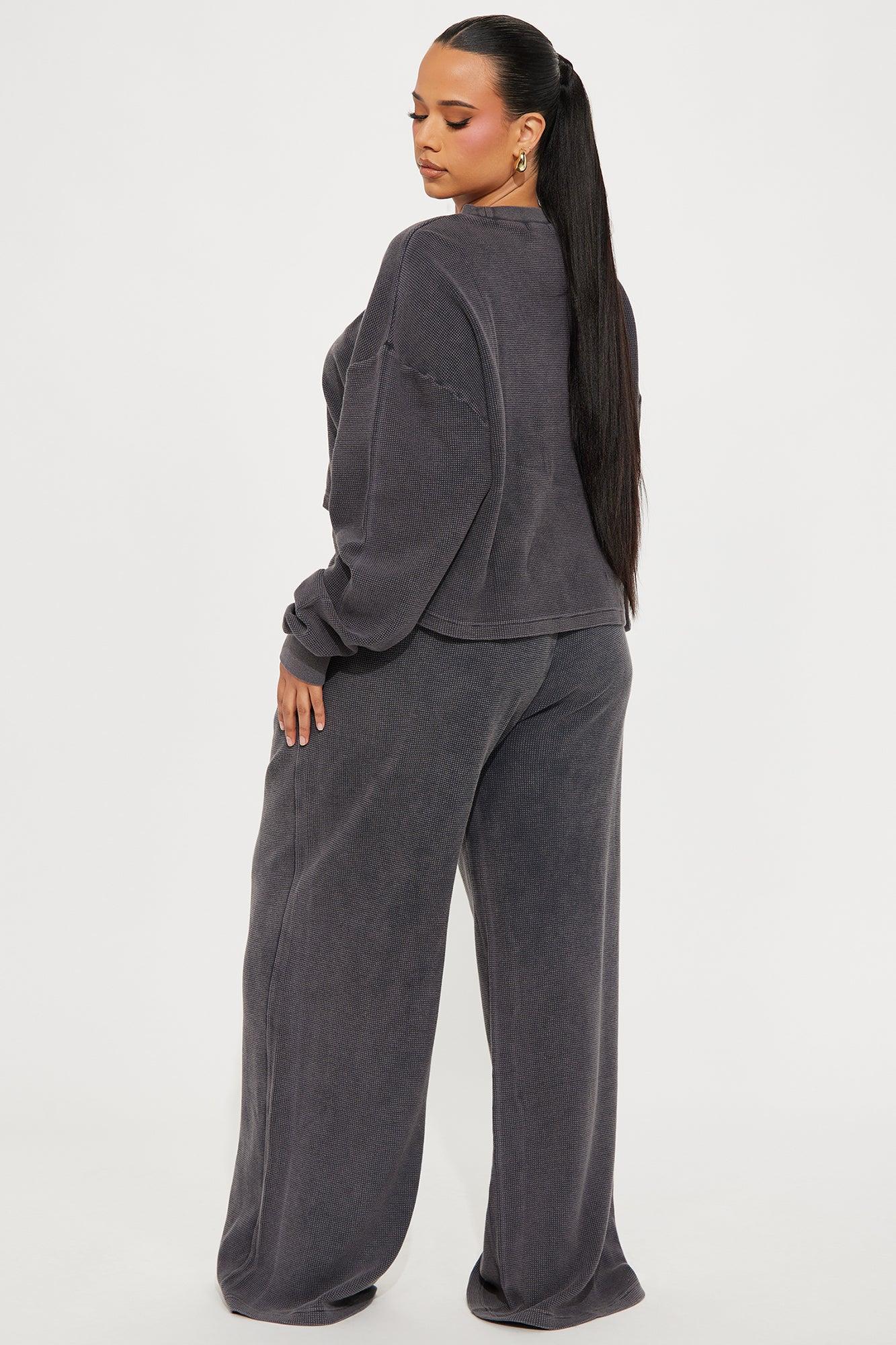 Taylor Chill Out Pant Set - Charcoal Product Image