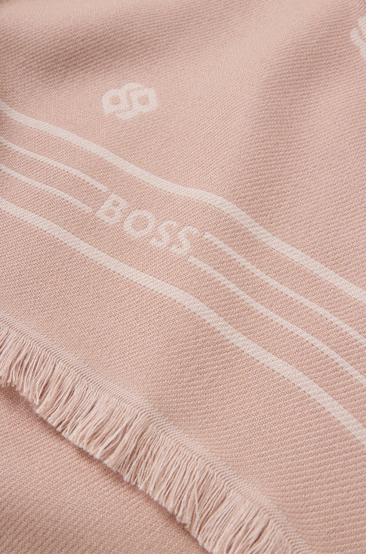 Jacquard scarf with Double B monograms Product Image