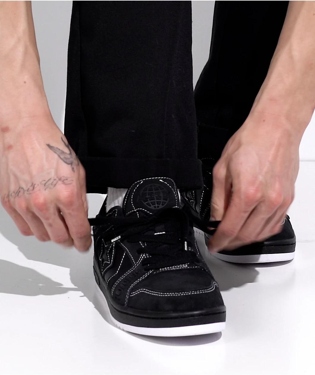Converse AS-1 Pro Black, Black & White Skate Shoes Product Image