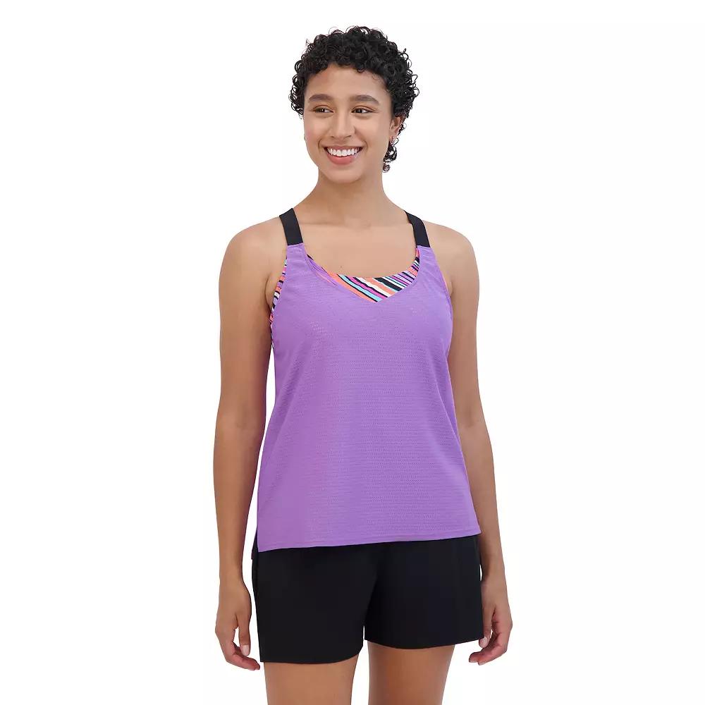 Womens ZeroXposur Comet UPF 30+ 2-in-1 Tankini Top Product Image