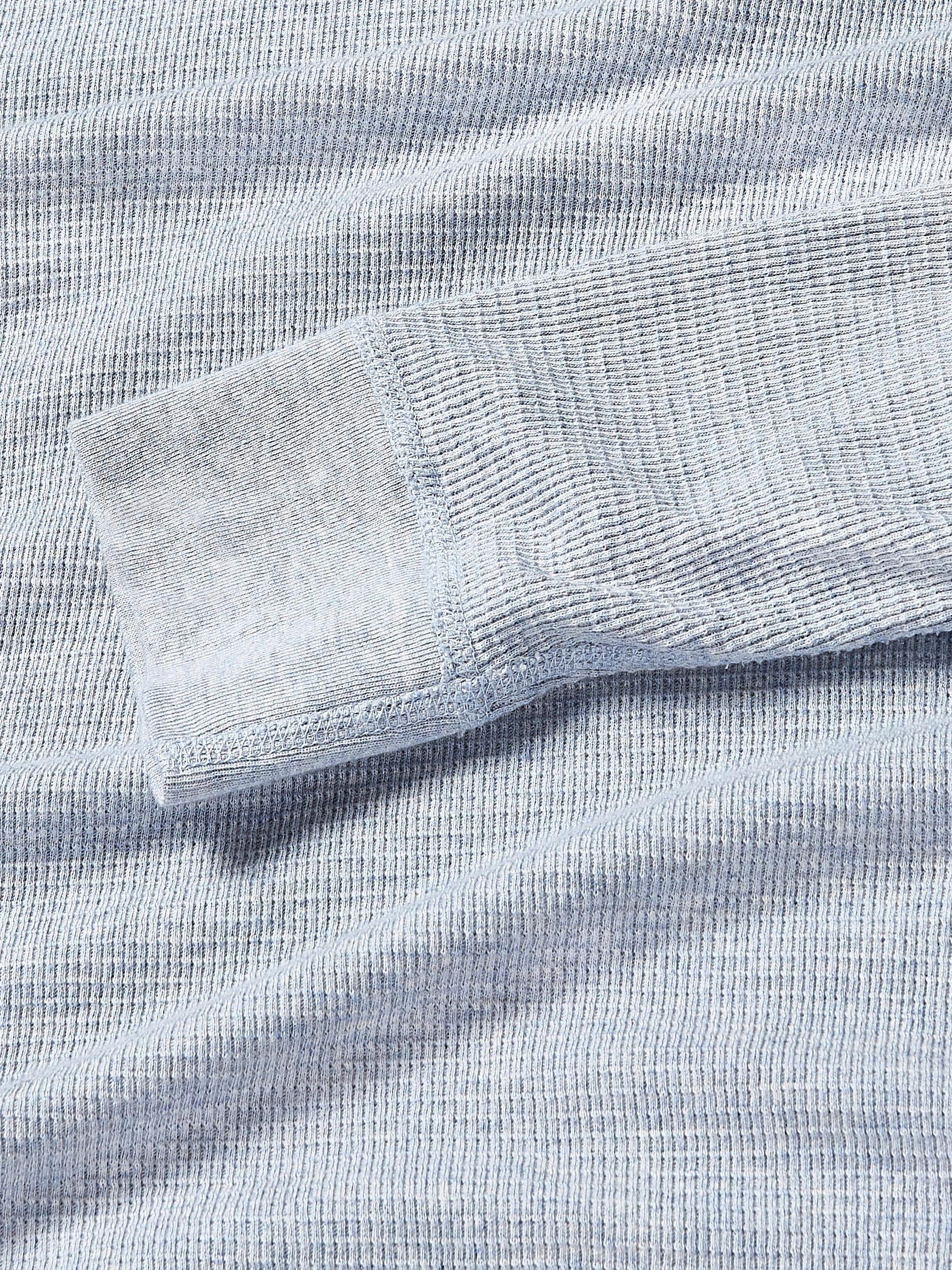 Long-Sleeve Cloud Waffle Crew - Frosty Slate Heather Male Product Image