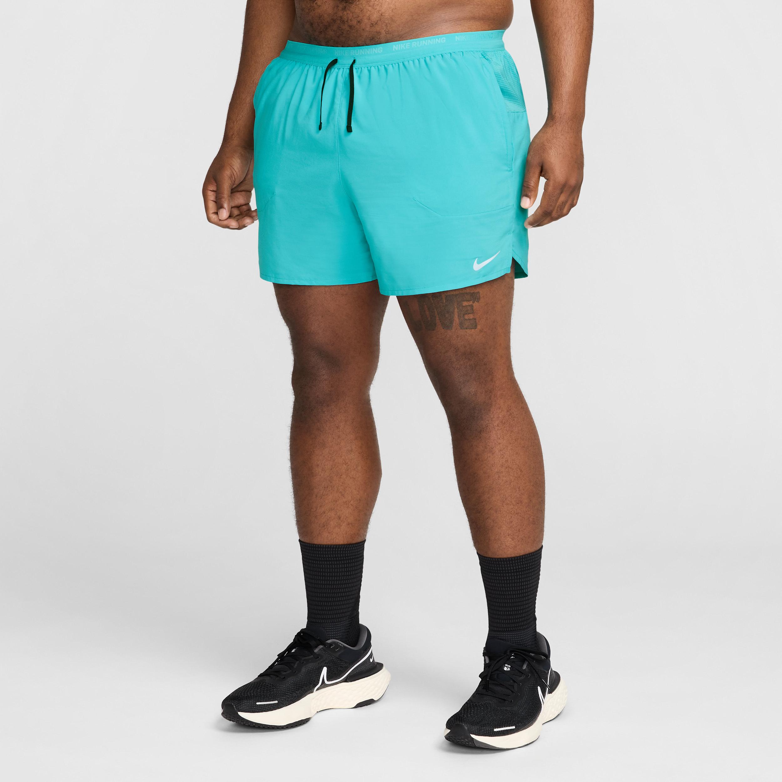 Nike Mens Stride Dri-FIT 5 Brief-Lined Running Shorts | DM4755-345 Product Image