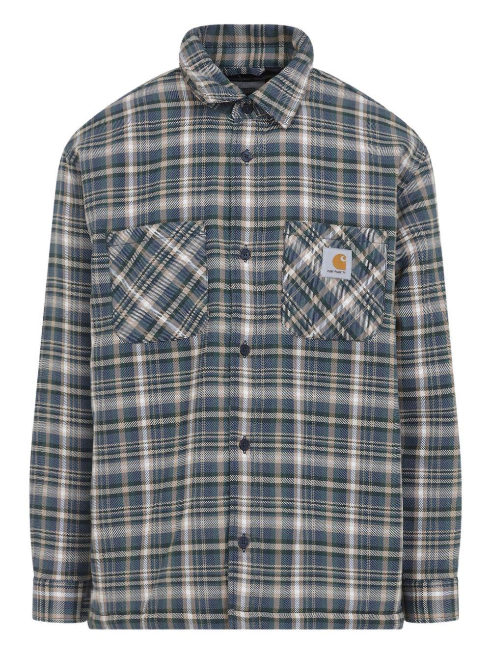 checked pocketed shirt Product Image