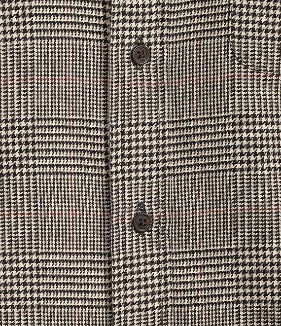 Cremieux Blue Label Chamonix Collection Glen Plaid Moleskin Long Sleeve Woven Shirt Product Image