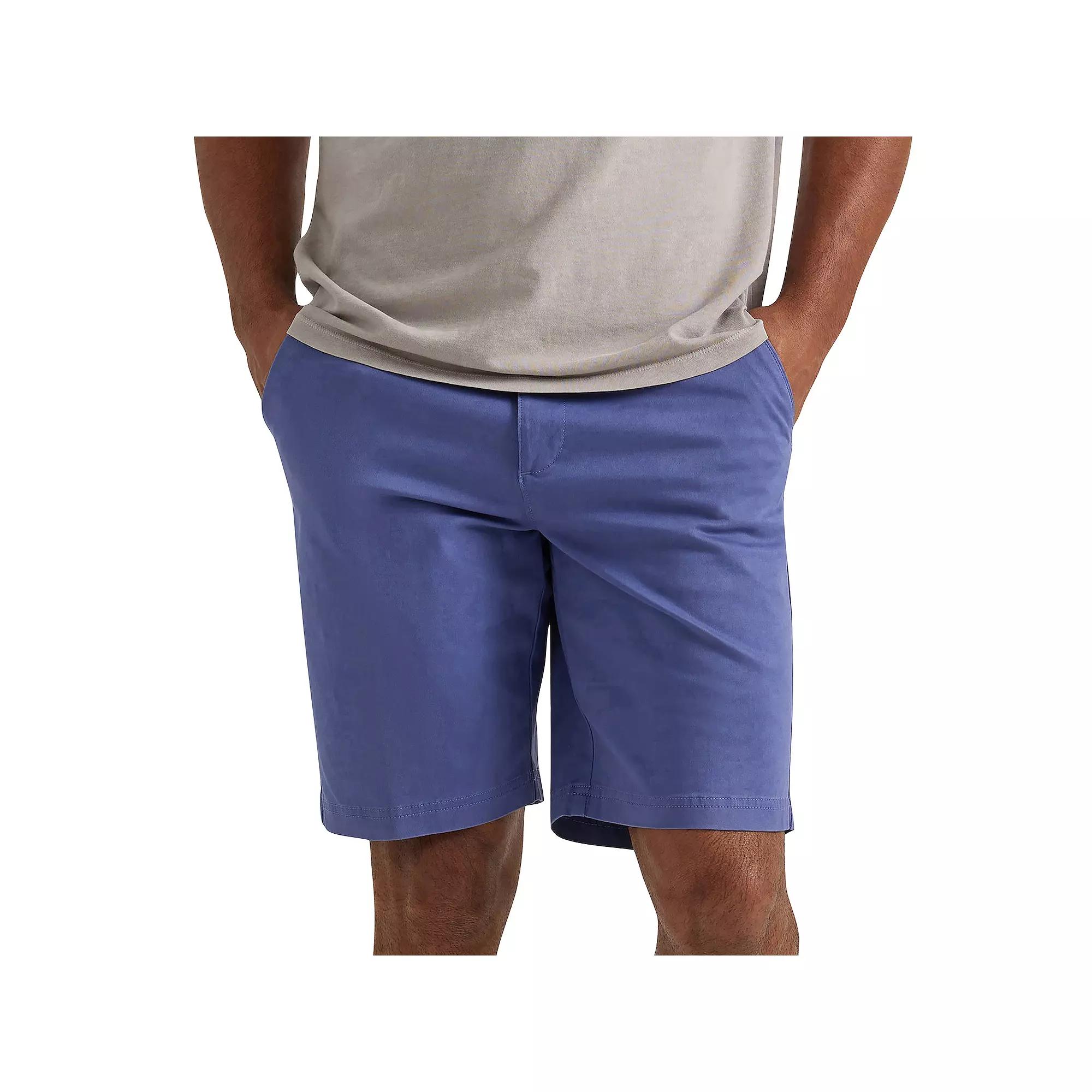 Men's Lee® 10" Extreme Motion Flat Front Shorts, Size: 29, Surf Blue Product Image