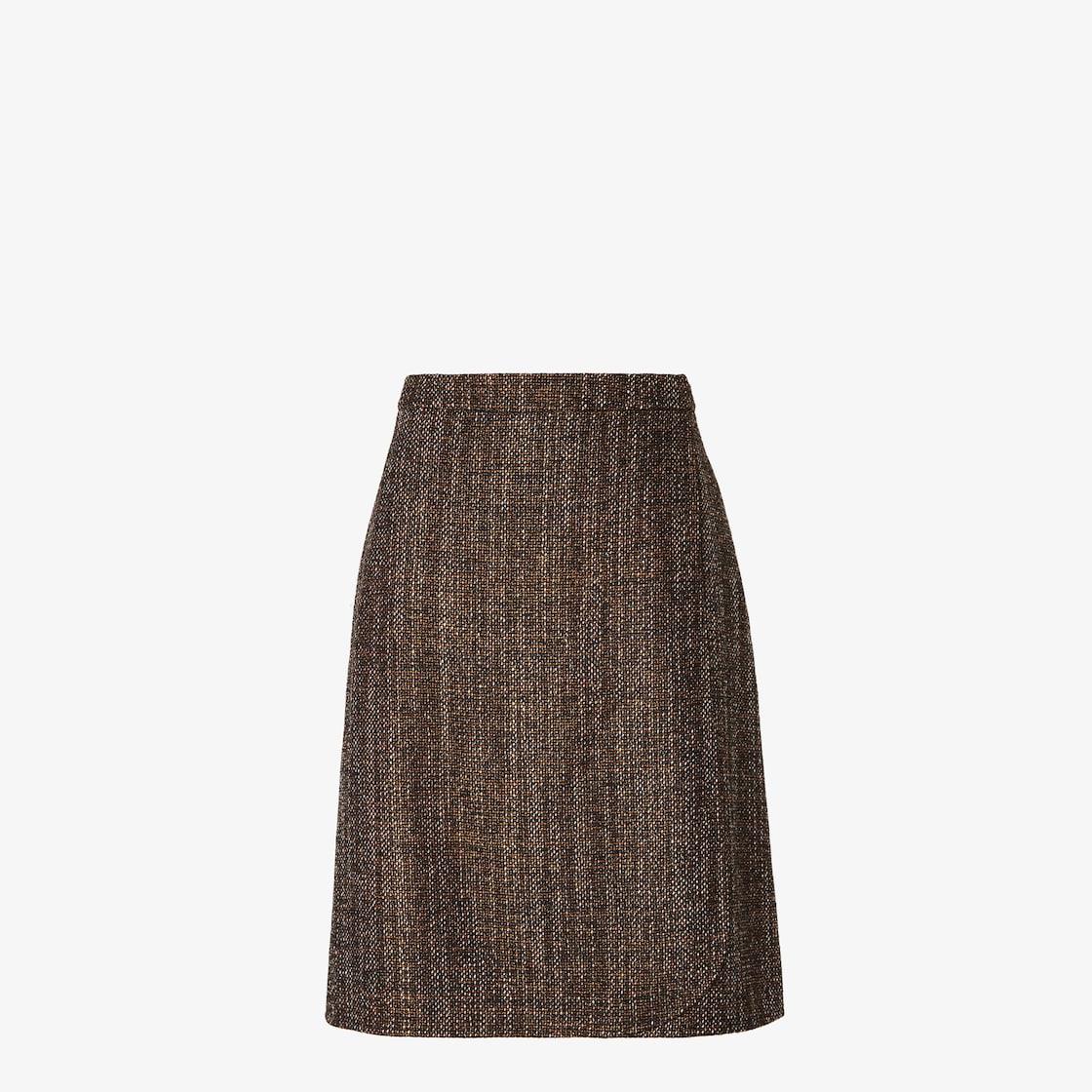 SkirtRust wool and alpaca skirt Product Image