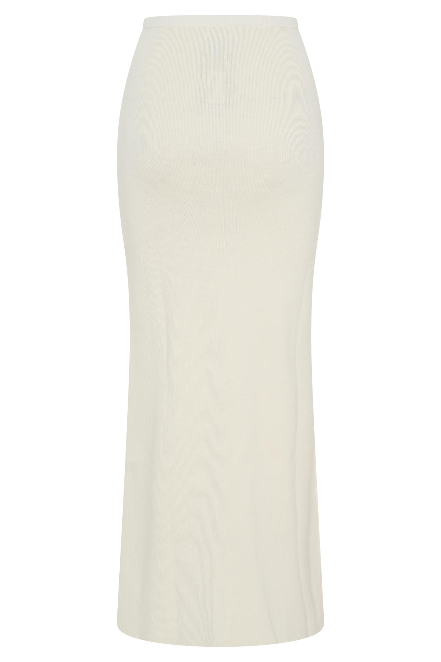 Maxine Knit Maxi Skirt - Ivory Product Image