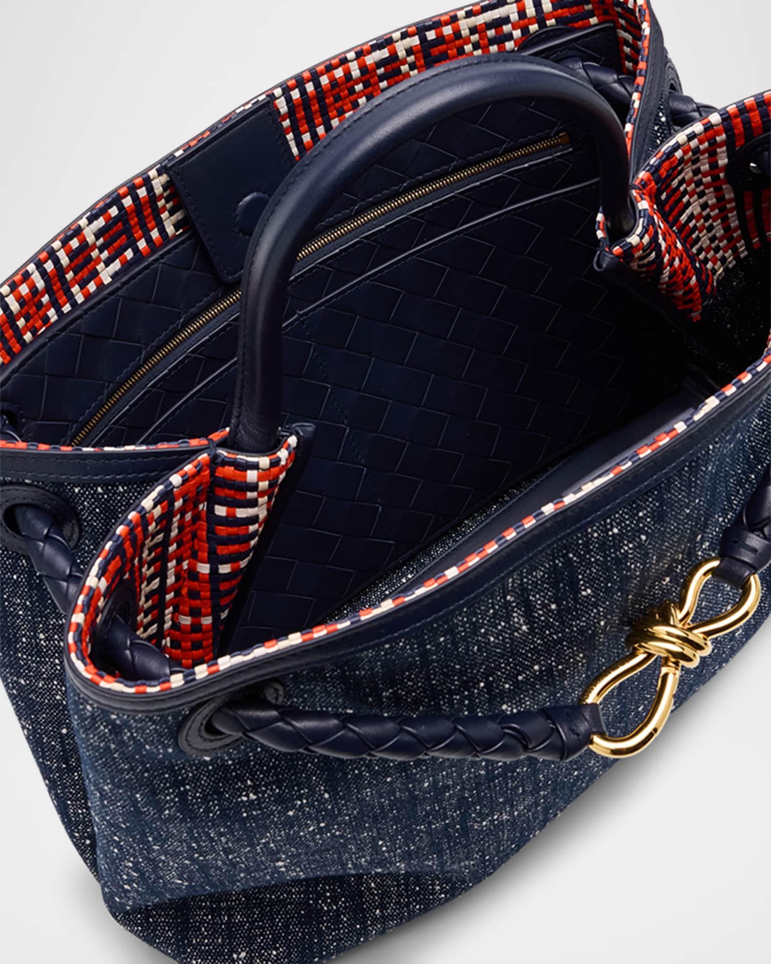 Andiamo Medium Boucle Denim Tote Bag Product Image