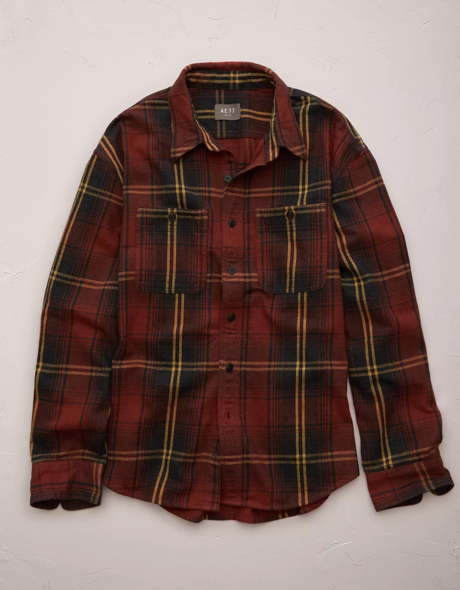 AE77 Premium Flannel Shirt Product Image