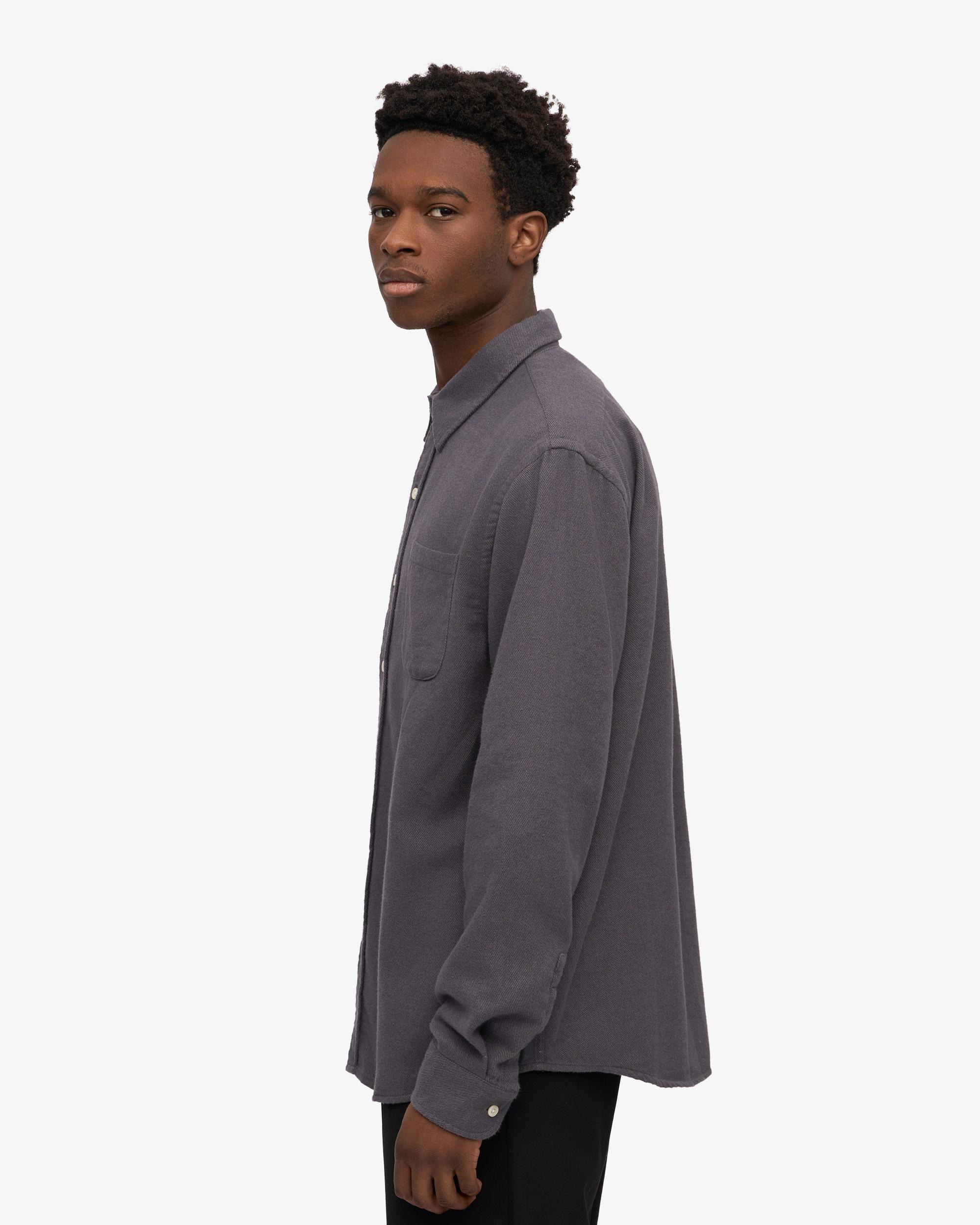 Organic Flannel Shirt - Ocean Green Product Image