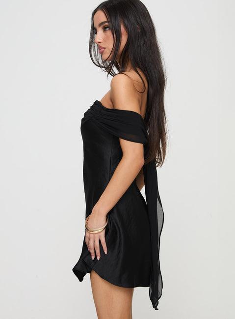 Adoration Mini Dress Black Product Image