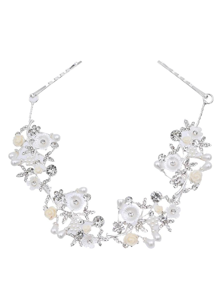 Womens Glimmering Flower Hair Vine Product Image