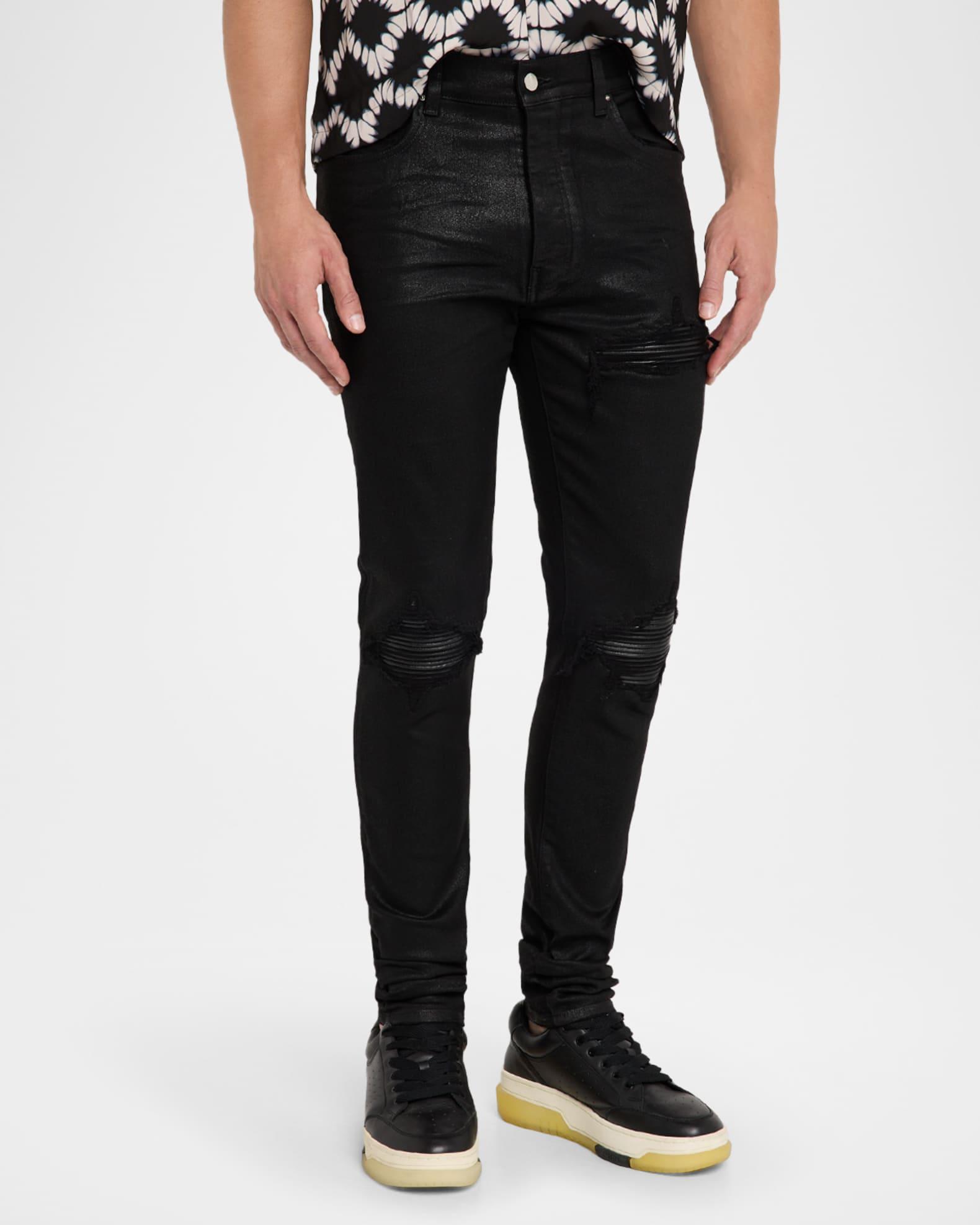 Men's MX1 Waxed Skinny Jeans Product Image